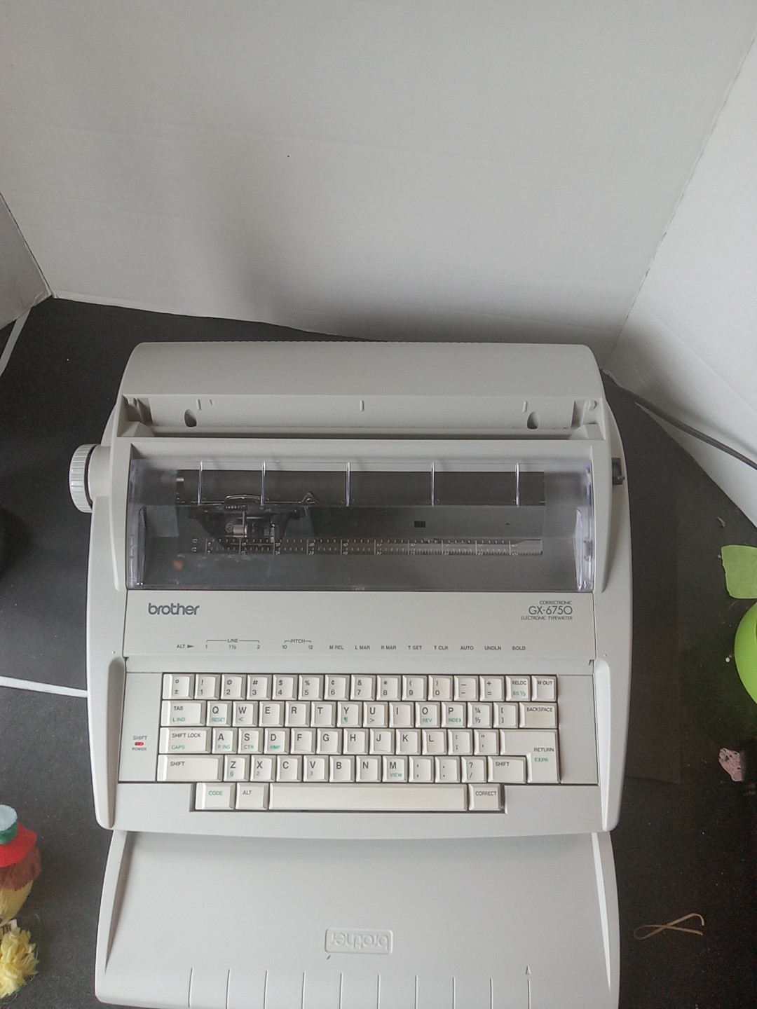 Brother Correctronic GX-6750 Electronic Typewriter Tested & Working