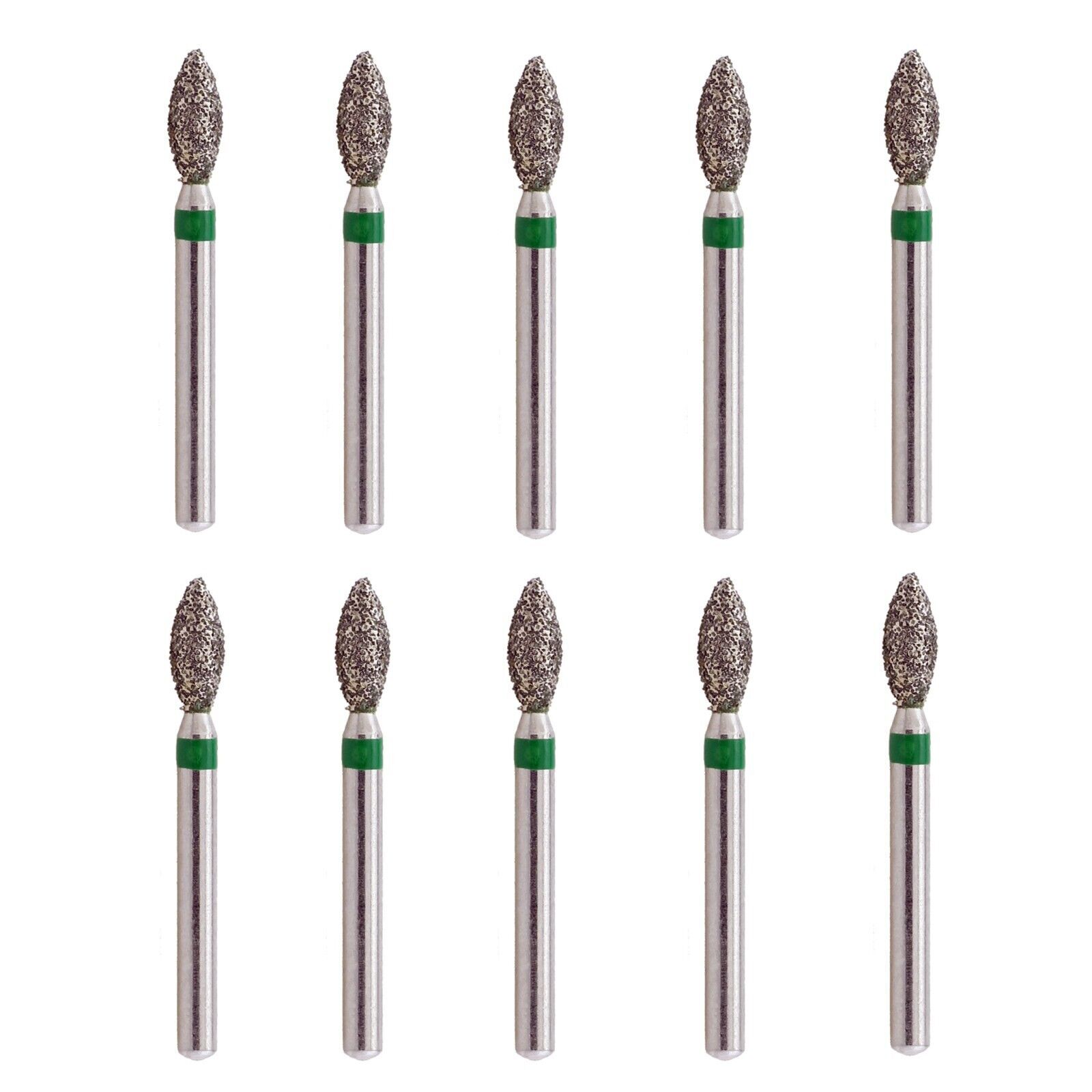 Dental Diamond Burs Egg FG368/023C Pointed Football Coarse Grit High Speed Burr