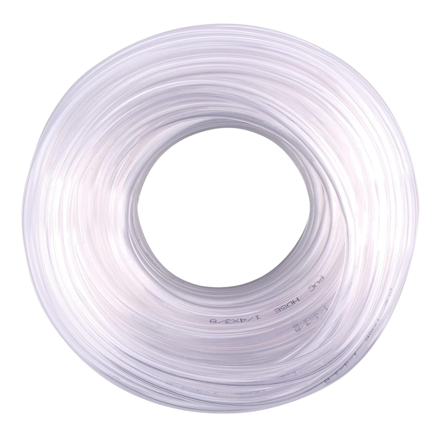 1/4″ ID x 3/8″ OD PVC Tubing 50ft Flexible Clear Hose