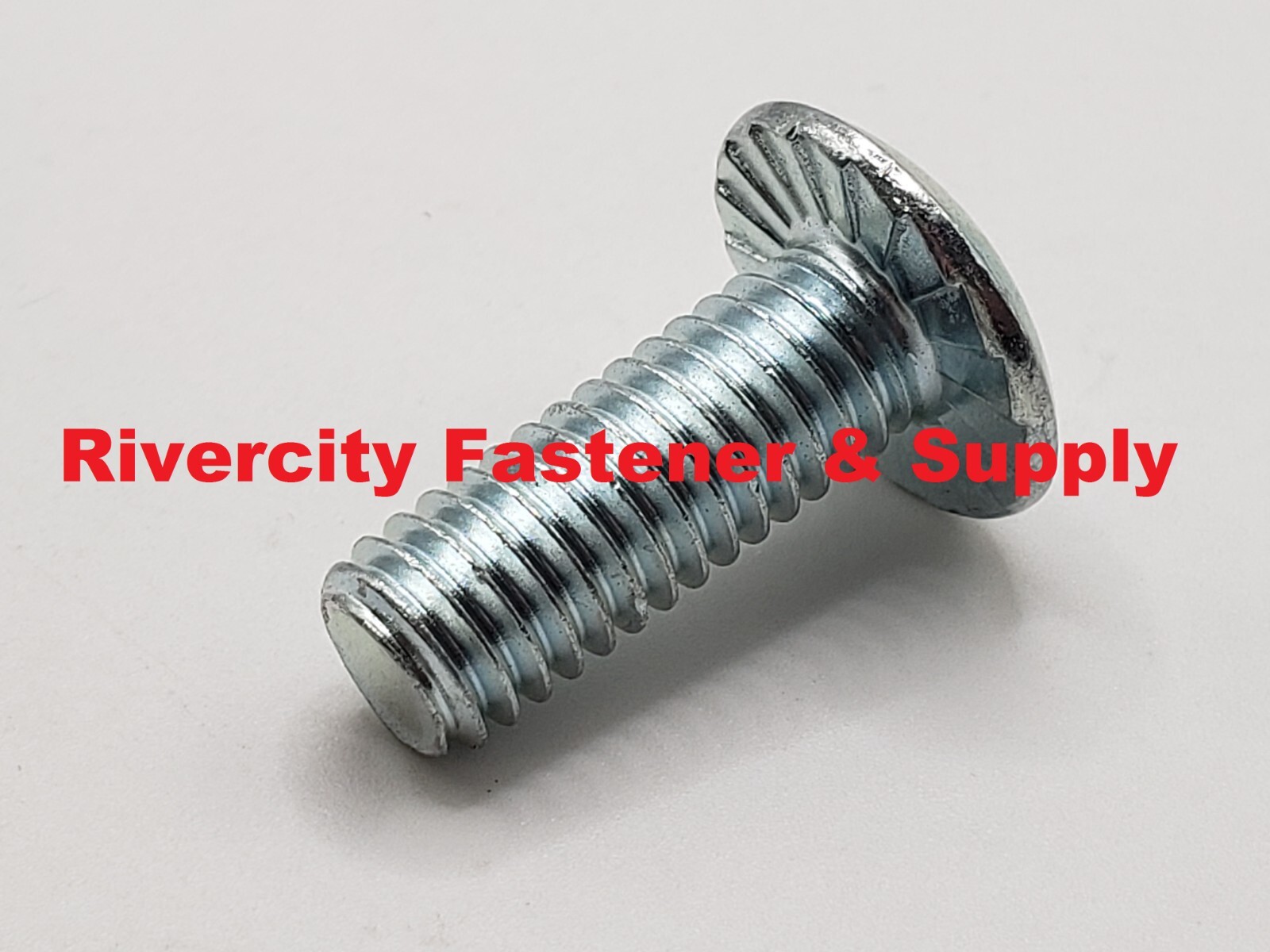 3/8-16×1 Serrated Truss Head Machine Screws 3/8×16 x 1 Bolts 3/8×1