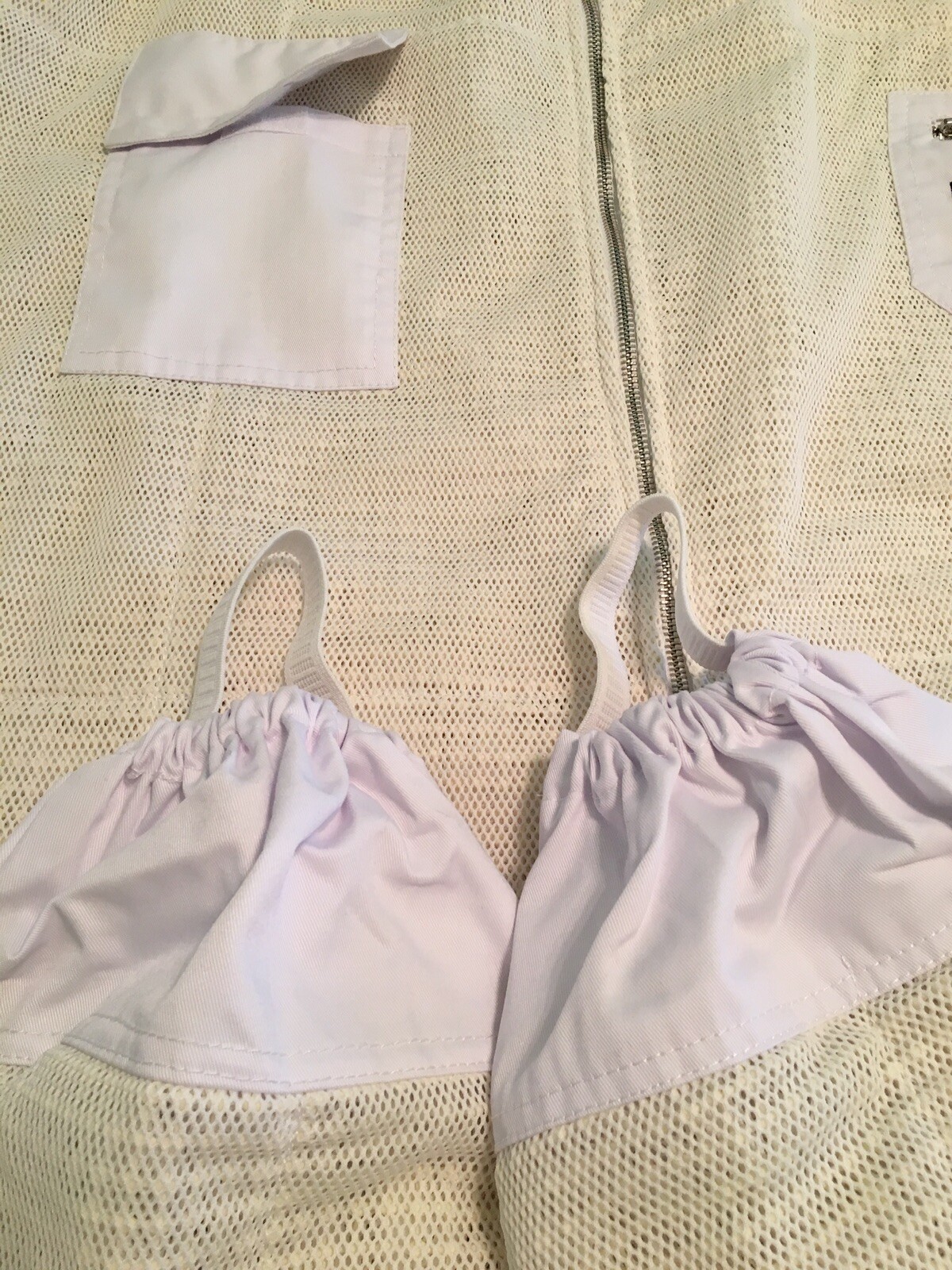 New Ventilated Beekeeping Suit 3 Layer Beesuit Size Large