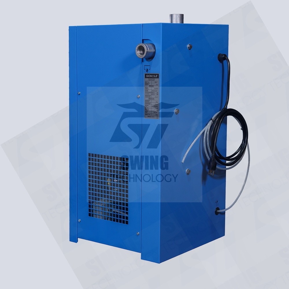 SCHULZ 75 CFM REFRIGERATED COMPRESSED AIR DRYER, 15HP & 20HP COMPRESSORS, 115V