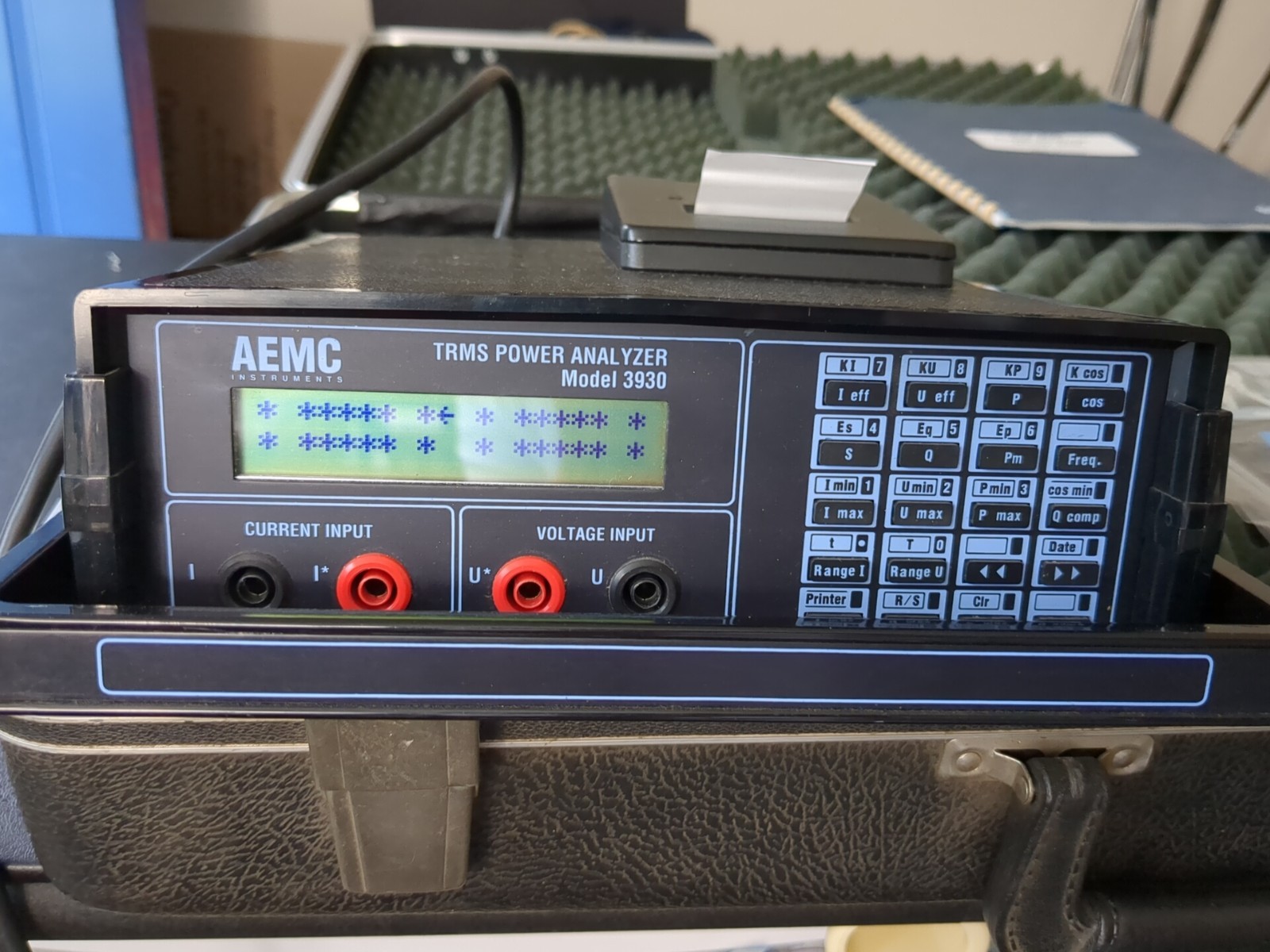 AEMC 3930 TRMS Power Analyzer Kit in Case Meter