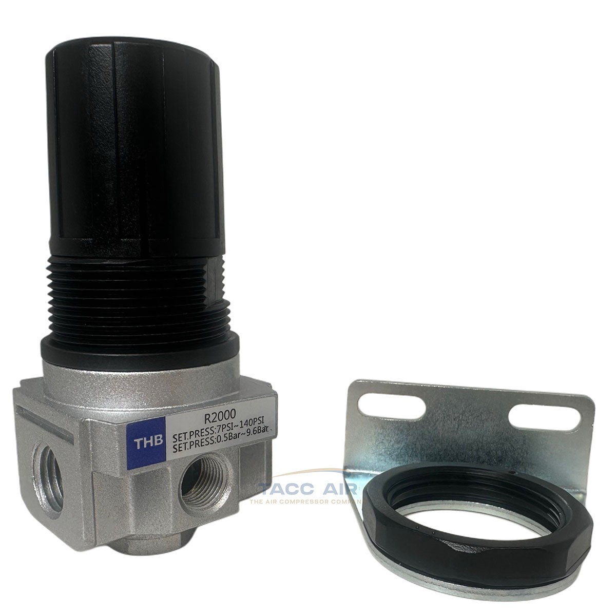 1/4″ In Line Compressed Air Compressor Pressure Regulator Industrial Grade