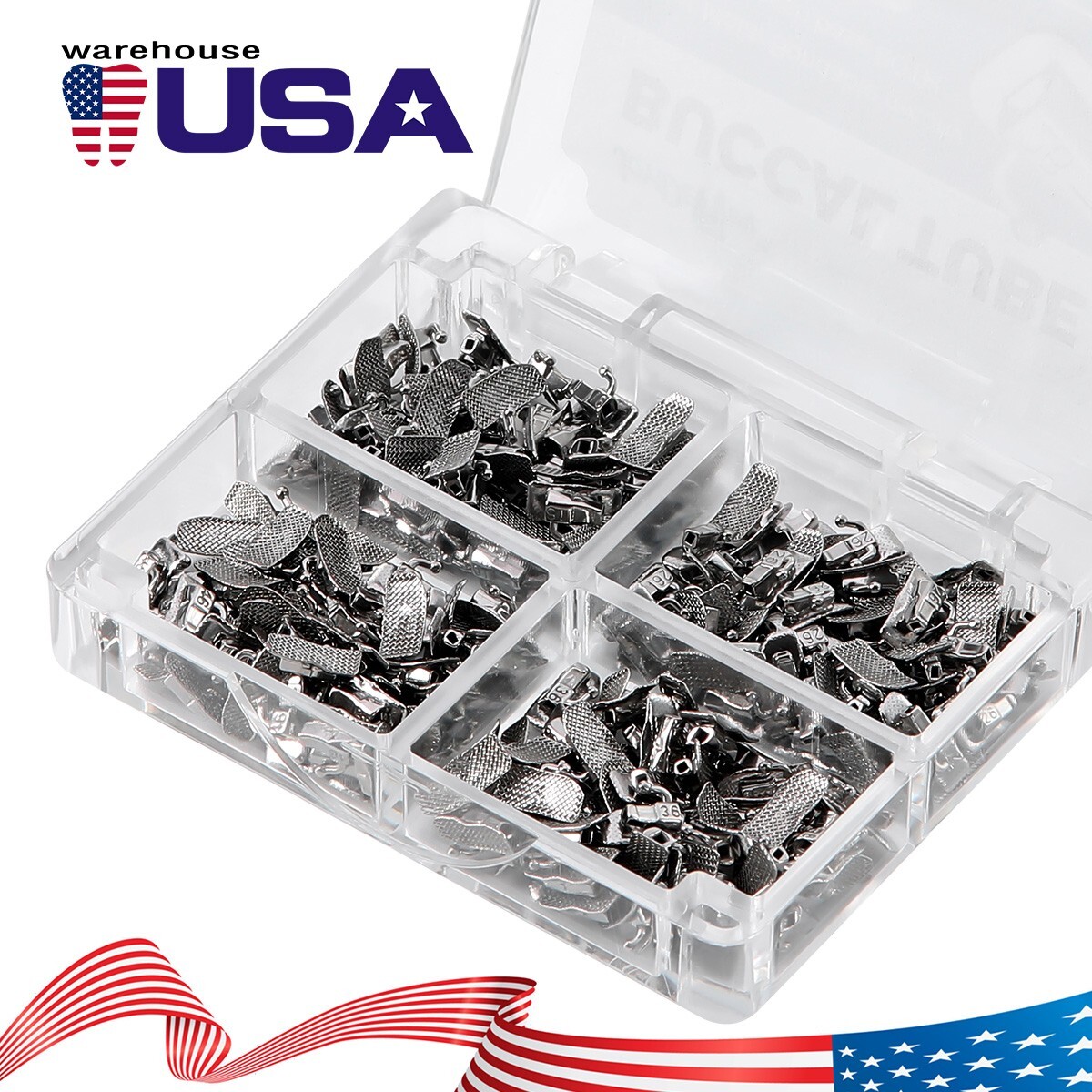 Dental Ortodoncia Tubos bucales Roth/MBT 022 1er Molar Bondable Non-Convertible