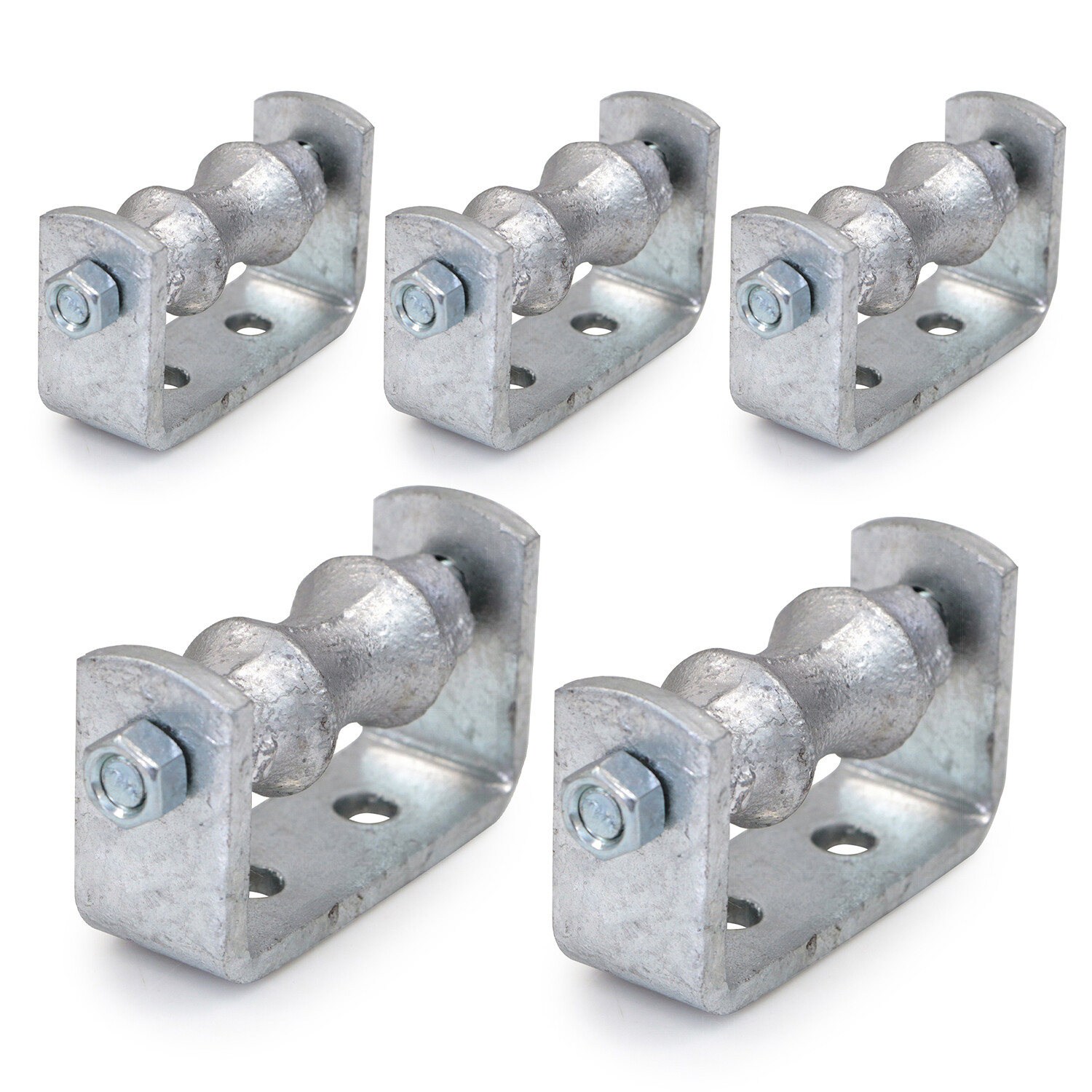 5 Pack 2″in-14″in of Galvanized Steel Hot Dipped Pipe Roller Chair Pipe Hanger
