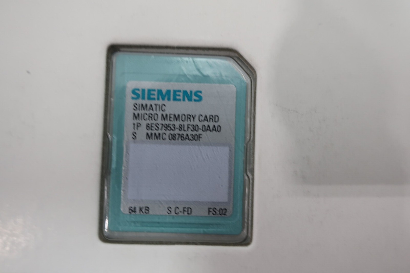 Siemens 6ES7953-8LF30-0AA0 Simatic S7 Micro Memory Card 64kb