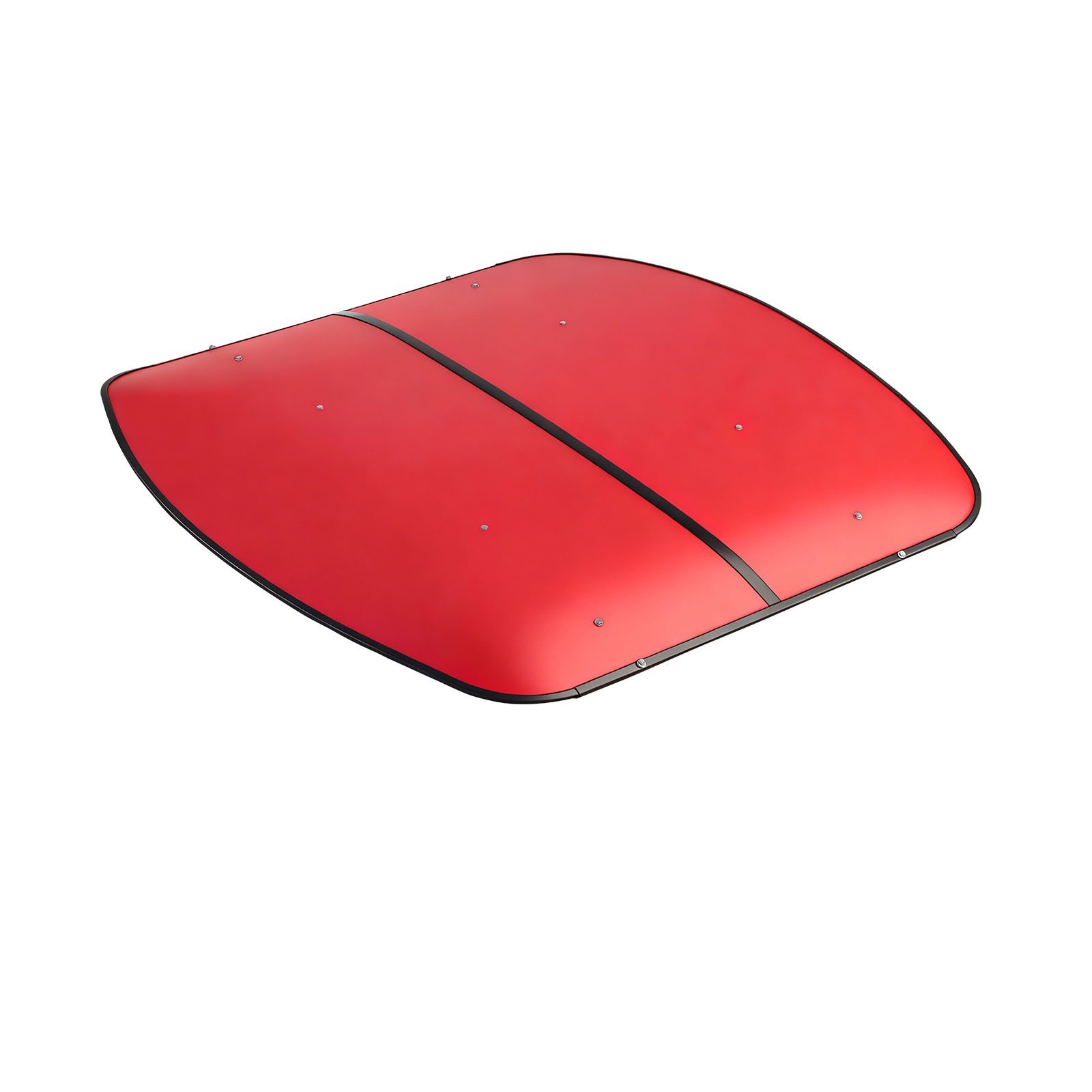 Sun Shield Tuff Top Tractor Canopy For 2″ x 2″ or 2″ x 3″ ROPS 48″ X 52″ Red NEW