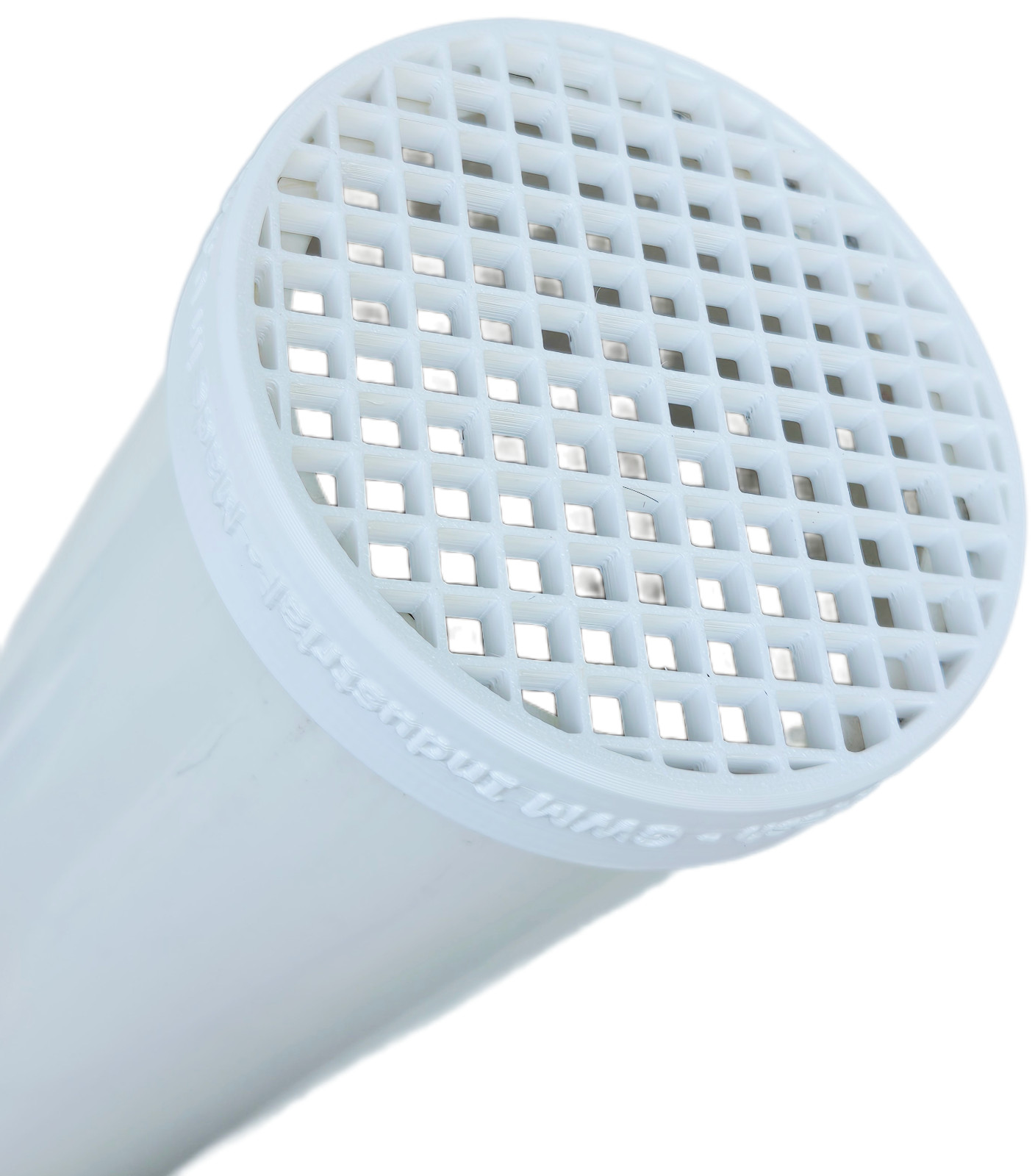 New All Plastic PVC Pipe Mesh Vent Cap, Various Sizes, Fits on Outside of Pipe