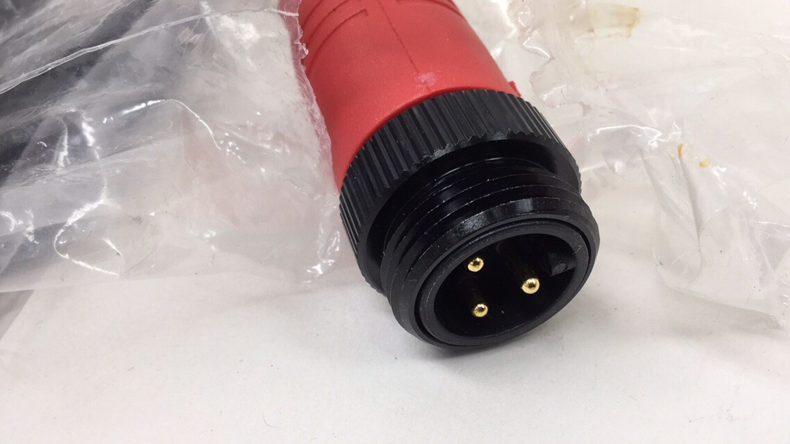 Amphenol Sine Systems P30254-M3 Cable 3 Pole Drop ST/F ST/M 14AWG 3 Meter