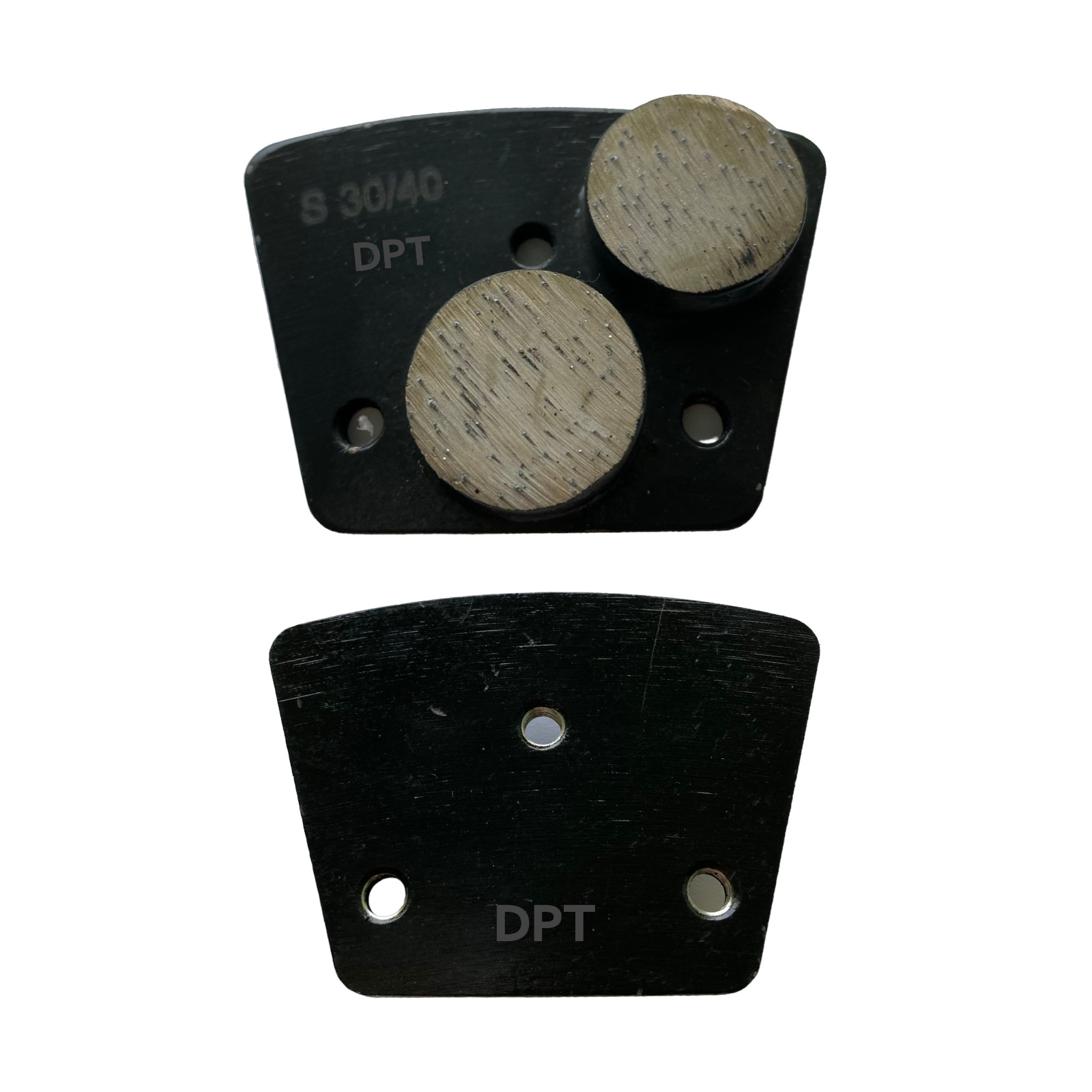 9 Pack Trapezoidal Grinding Discs for Bolt-on Concrete Grinder Hard Bond 30 Grit