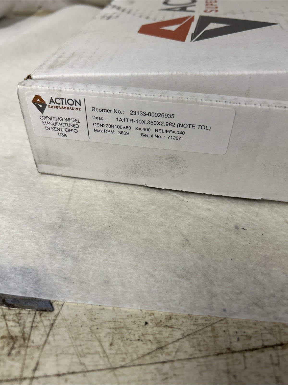 Action Super Abrasive CBN Grinding Wheel