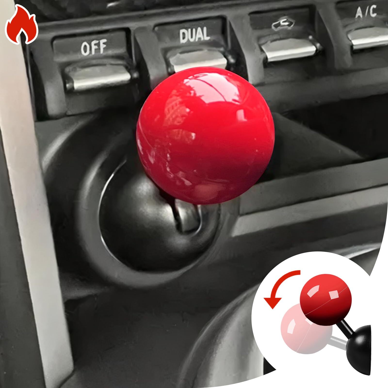 Push Start Button Cover Metal Joystick Car Engine Start Stop Button Cover Pro…