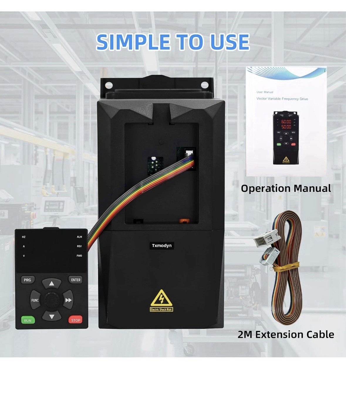 VFD 2.2KW 3HP 200-240V Inverter 1 Phase Input 3 Phase 0-400HZ Output 9A Variable
