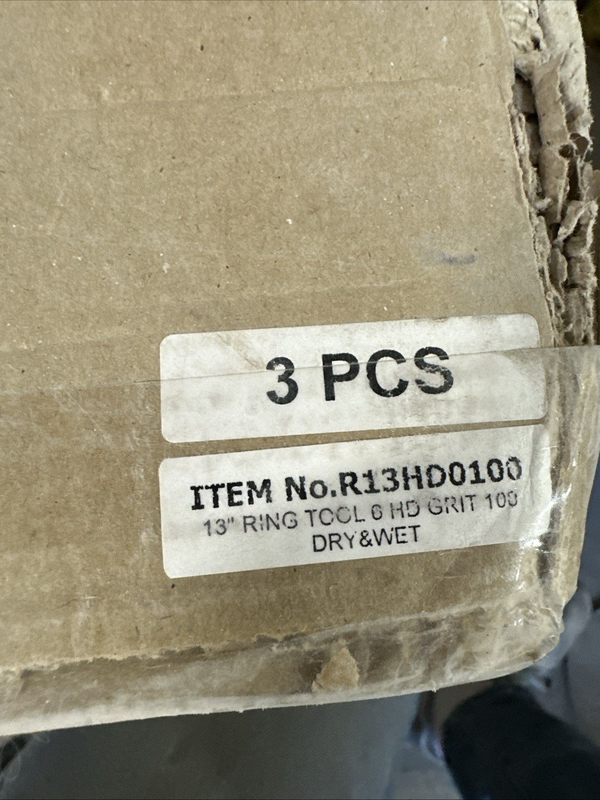 New Superabrasive Lavina 13″ HD Resin Polishing Rings 100 Grit R13HD0100 3 PCS