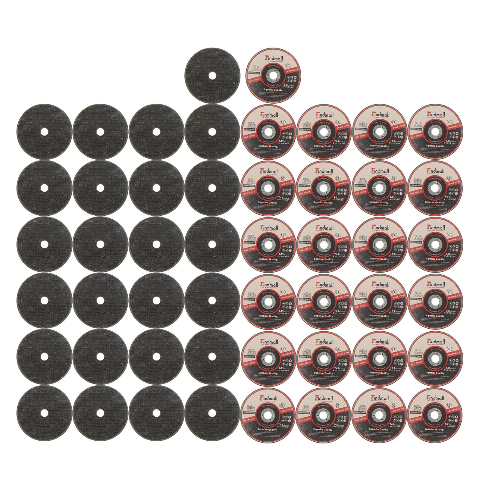 50 Pcs 3″x1/16″x3/8″ Metal & Stainless Steel Cutting Disc for Die Grinders