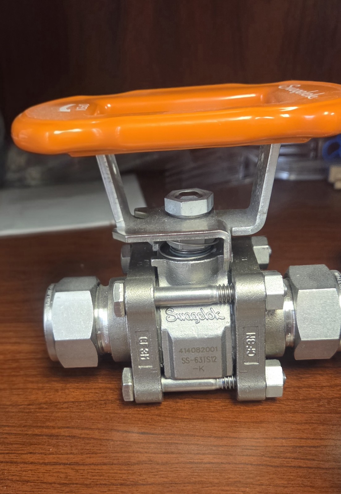 Swagelok SS-63TS12-K Manual Stainless Steel Ball Valve Stainless Housing
