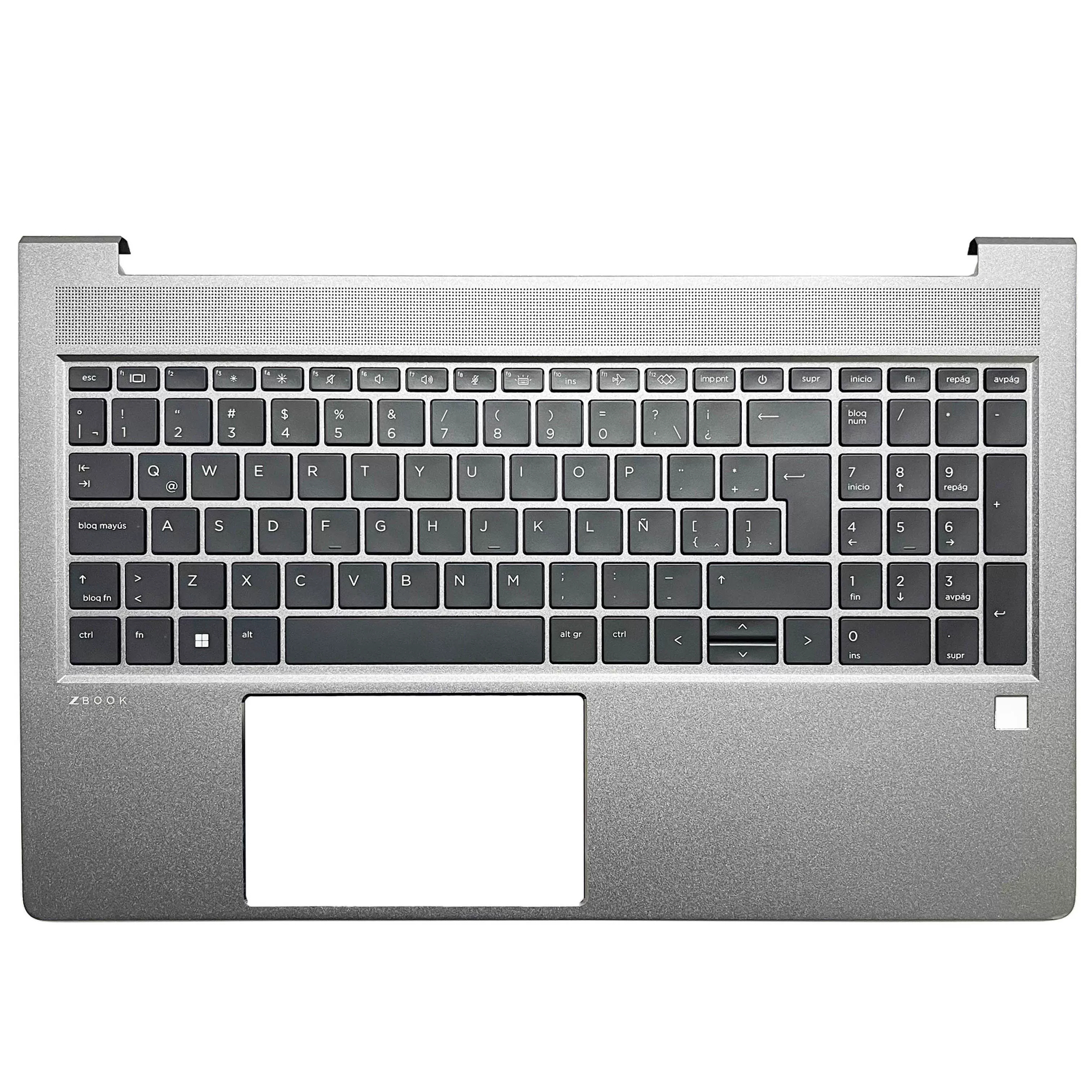 HP Zbook 15 Power G7 G8 XW5 15.6″ Latin Palmrest w/Backlit Keyboard