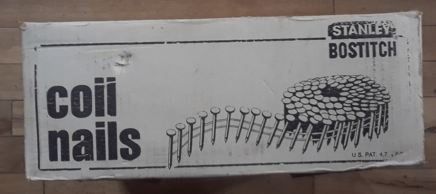 Stanley Bostitch 6d C6P99D 2″ Coil Nails – Plain Shank – Diamond Point 3600-Pack