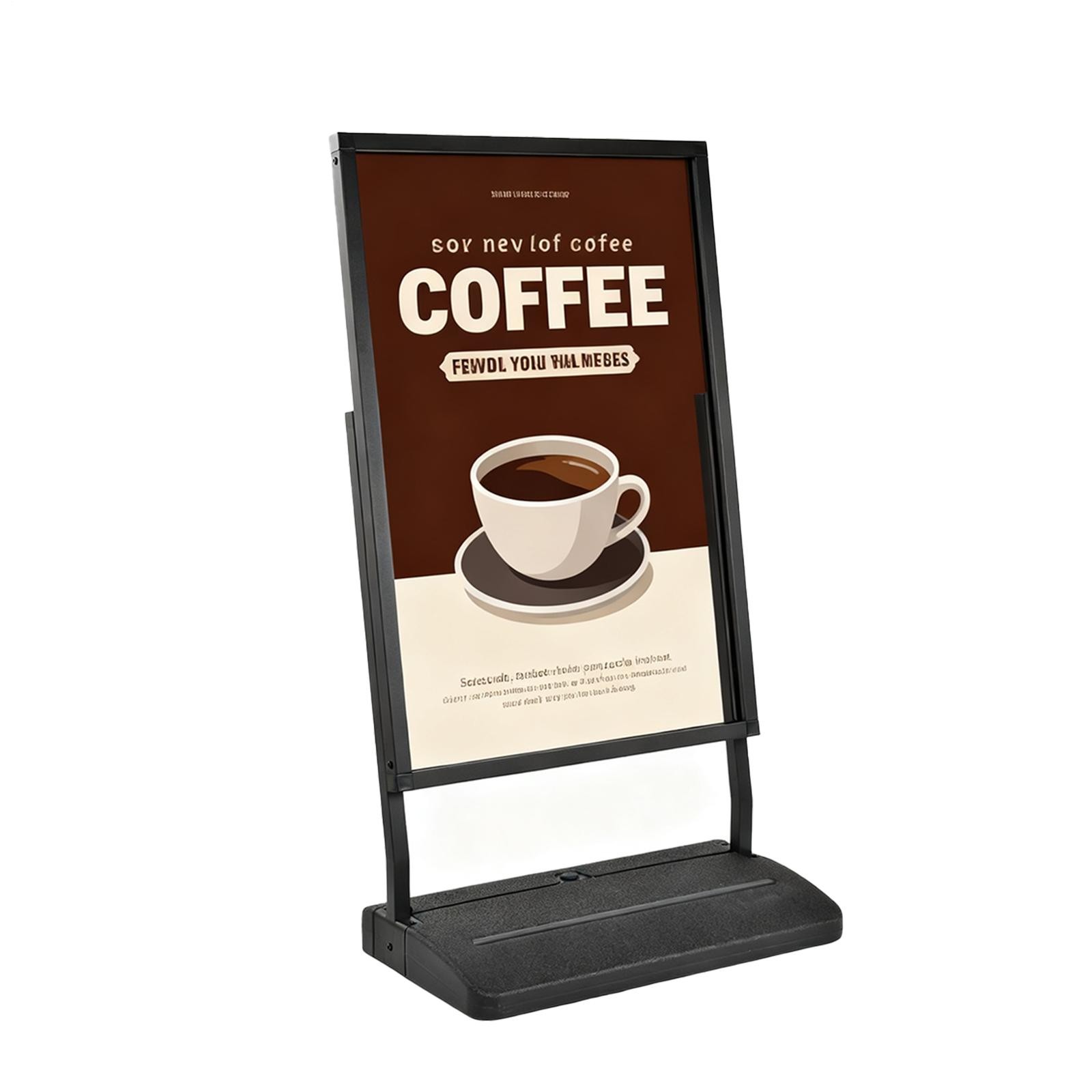 24″x36″Heavy-Duty Double-Sided Floor Standing Sign Holder Outdoor/Indoor Display
