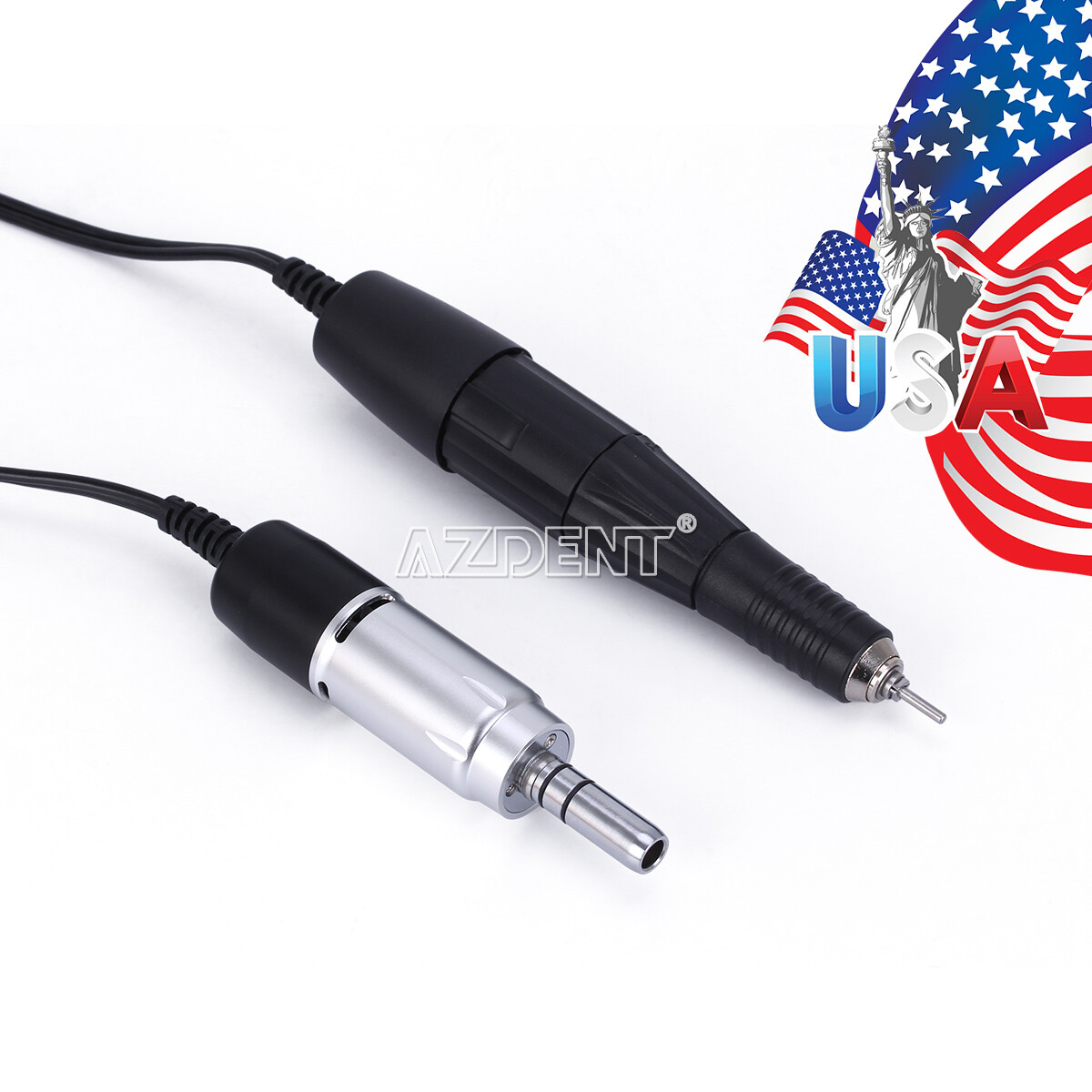 Dental Lab Micromotor Electric 35K RPM Polishing Handpiece 102L/90A-H For N3