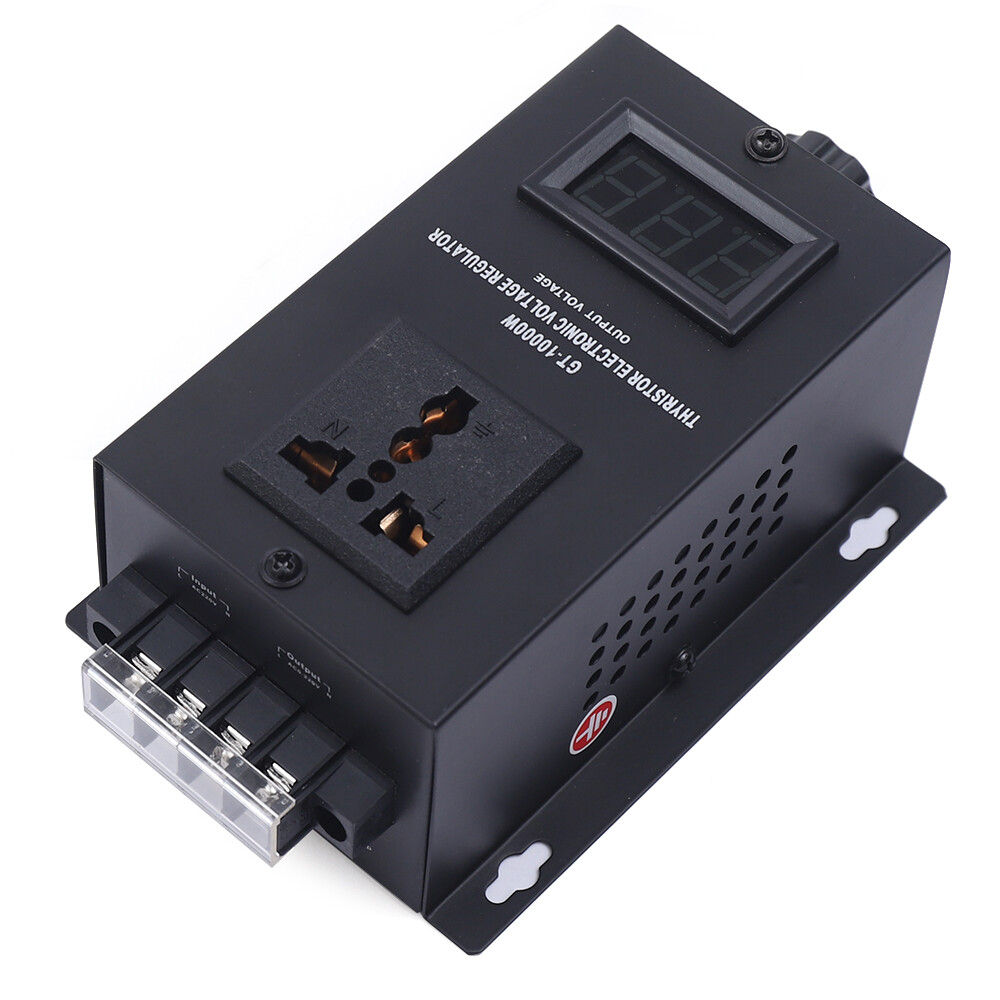 10000W Variable Voltage Regulator Dimmer Motor Speed Controller AC 110V SCR New