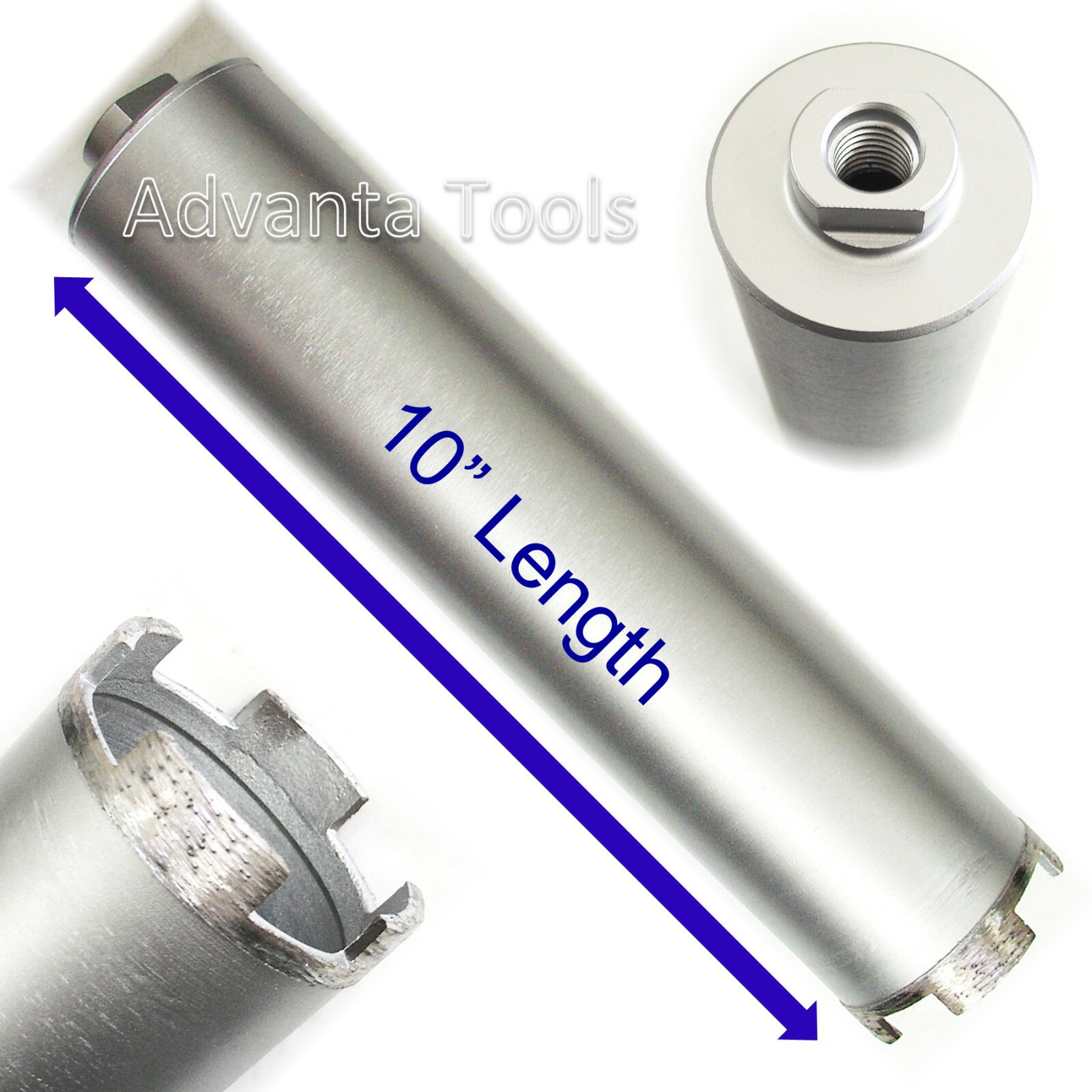 4-1/2” Dry Diamond Core Drill Bit for Hard Concrete Masonry 5/8″-11 Threads