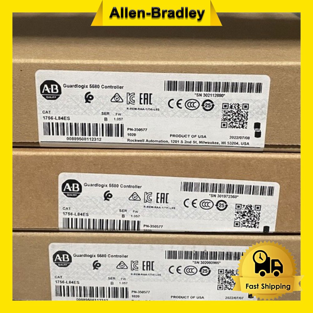 New Genuine AB 1756-L84ES SER B Guardlogix Controller AB 1756L84ES New In Box