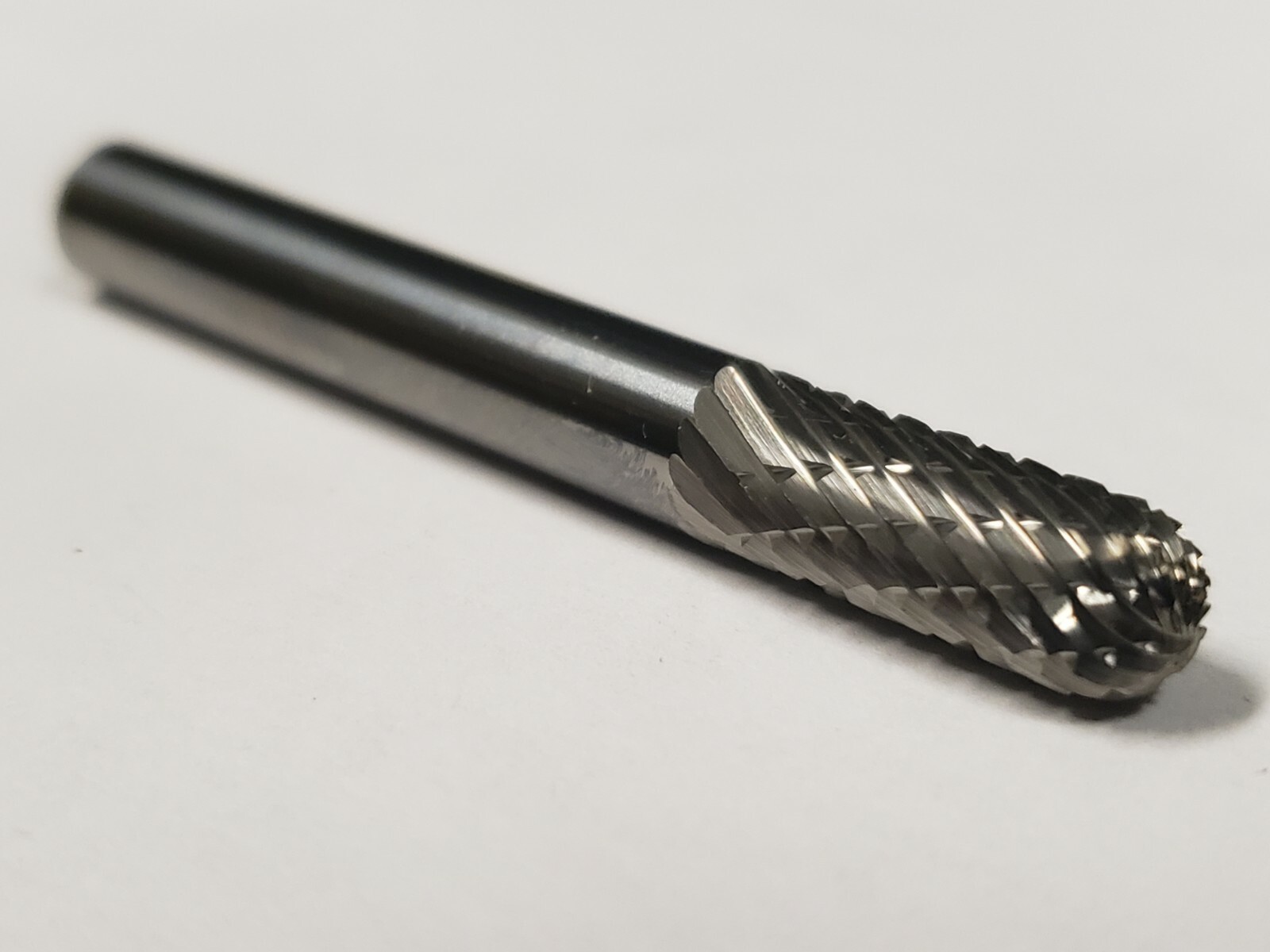SC1D Cylindrical Cut Tungsten Carbide Burr Bur Cutting Tool Die Grinder Bit 1/4″