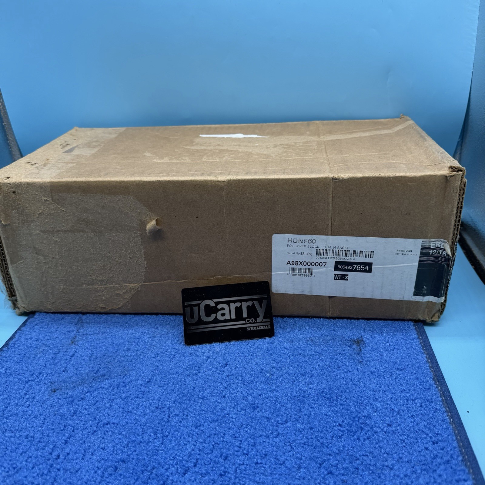 HON | Follower Block Interior Gray | (HONF60) 4 pack