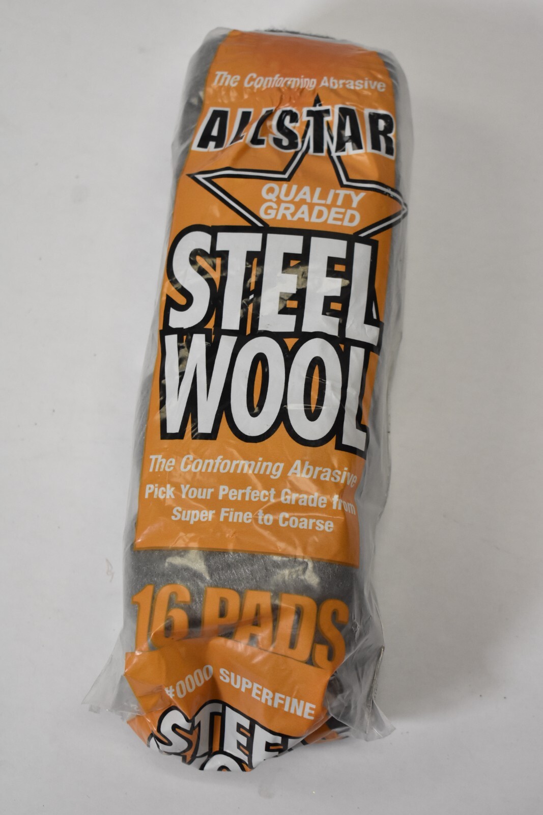 AllStar Super Fine Coarse Steel Wool 16 Pack Quality Graded Conforming Abrasive