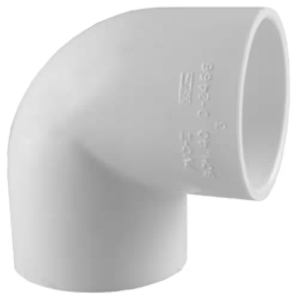 3/4 In. X 3/4 In. 90 Degree PVC Socket X Socket Elbow Fitting 35 -Pack Free Ship