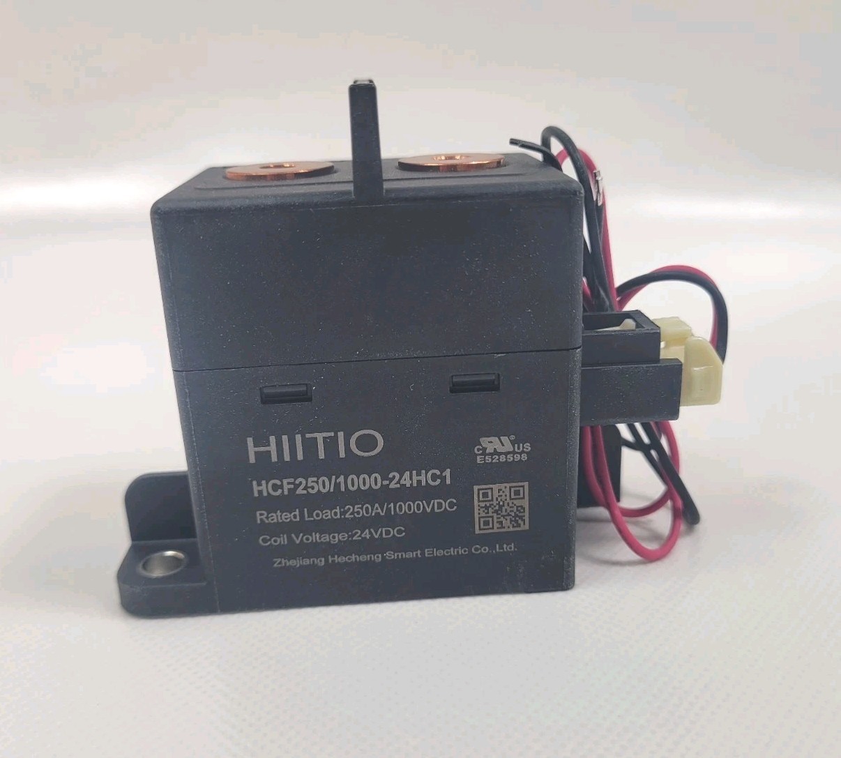 250A 1000VDC High Voltage DC Contactor Ceramic Sealed Relay 24V Coil UL Listed