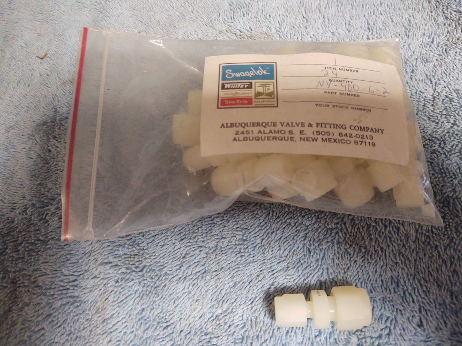 Swagelok Nylon 3/8″ To 1/4″ Nylon Connectors NY-400-6-2