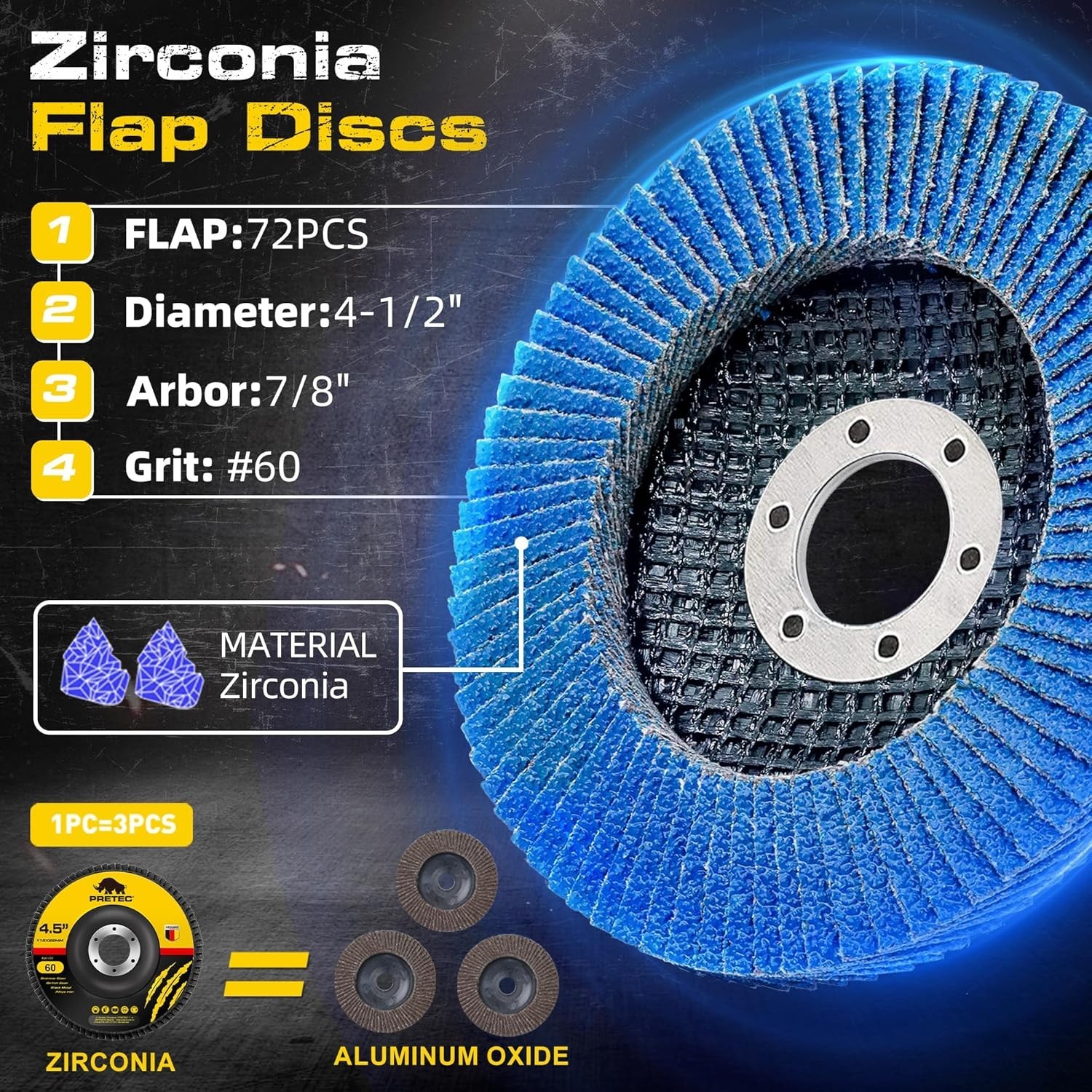 Grinding & Cutting Wheels 4 1/2 inch Set,Angle Grinder Wheel Set,Cut Off Whee…