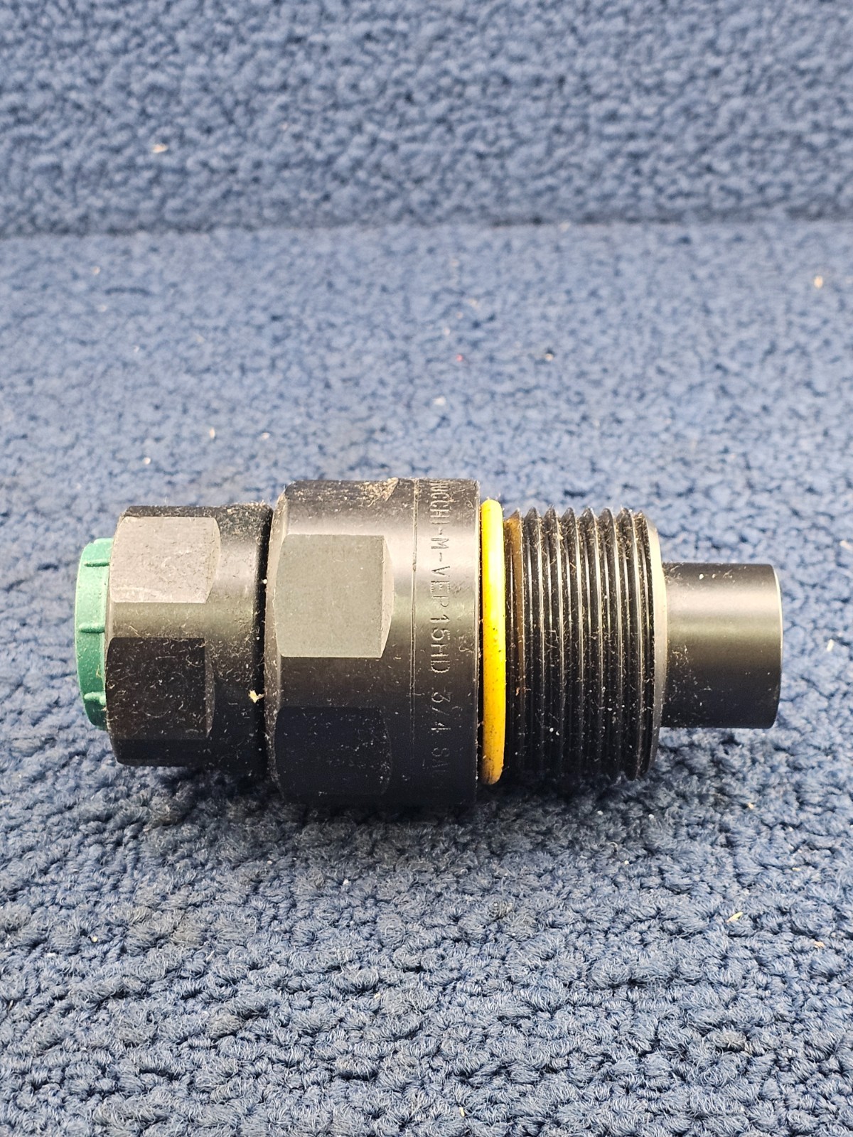 STUCCHI M-VEP15HD 3/4 SAE-F24 Threaded Flat Face Coupler, 3/4″ Port Size