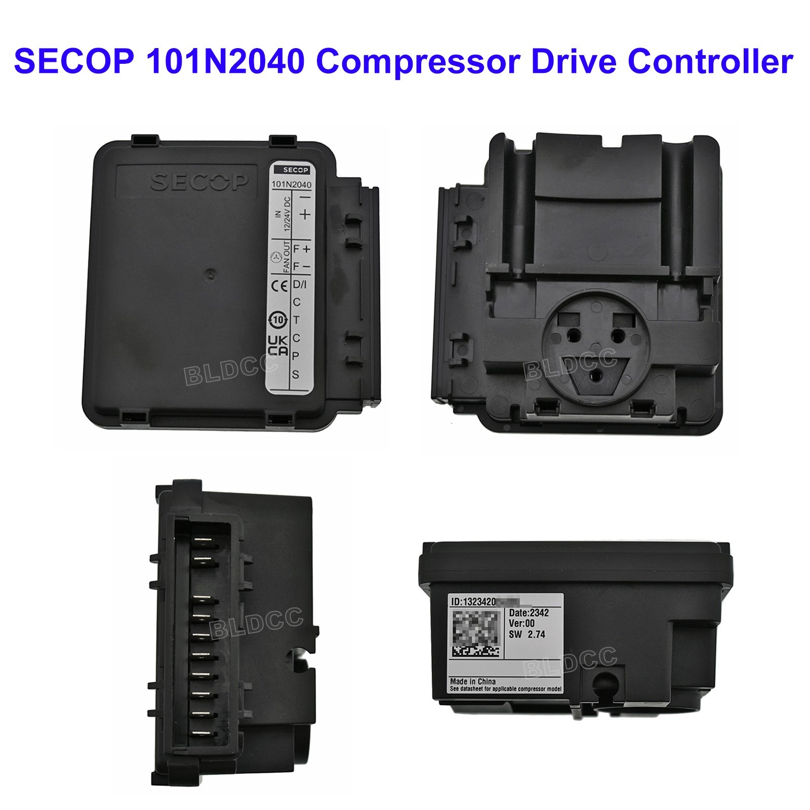 SECOP 12V/24V DC Micro DC Compressor & 101N2040 Electronic Start Unit Controller