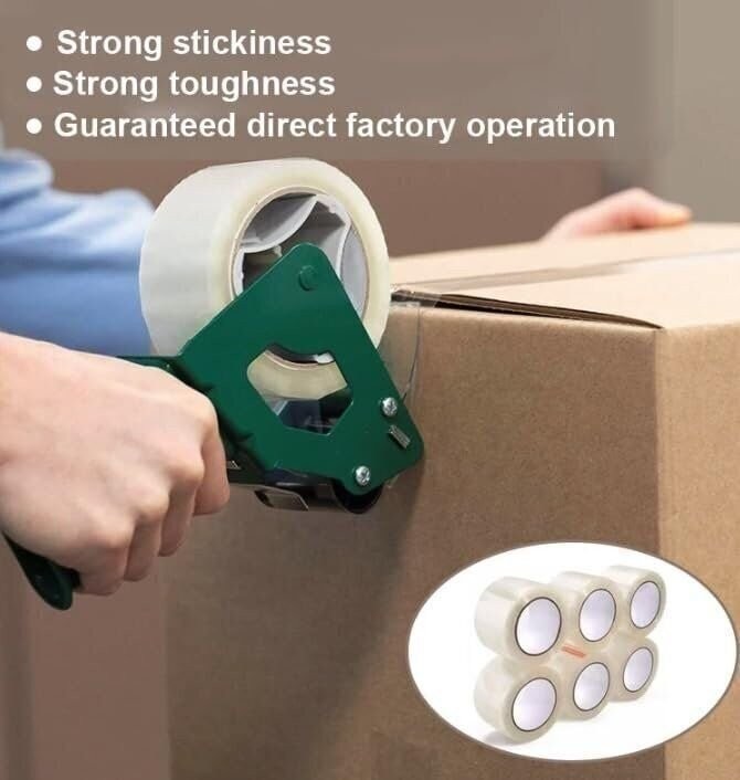 72 Rolls Shipping Packaging Box Packing Sealing Tape 2 mil 2″ x 110 Yard 330FT