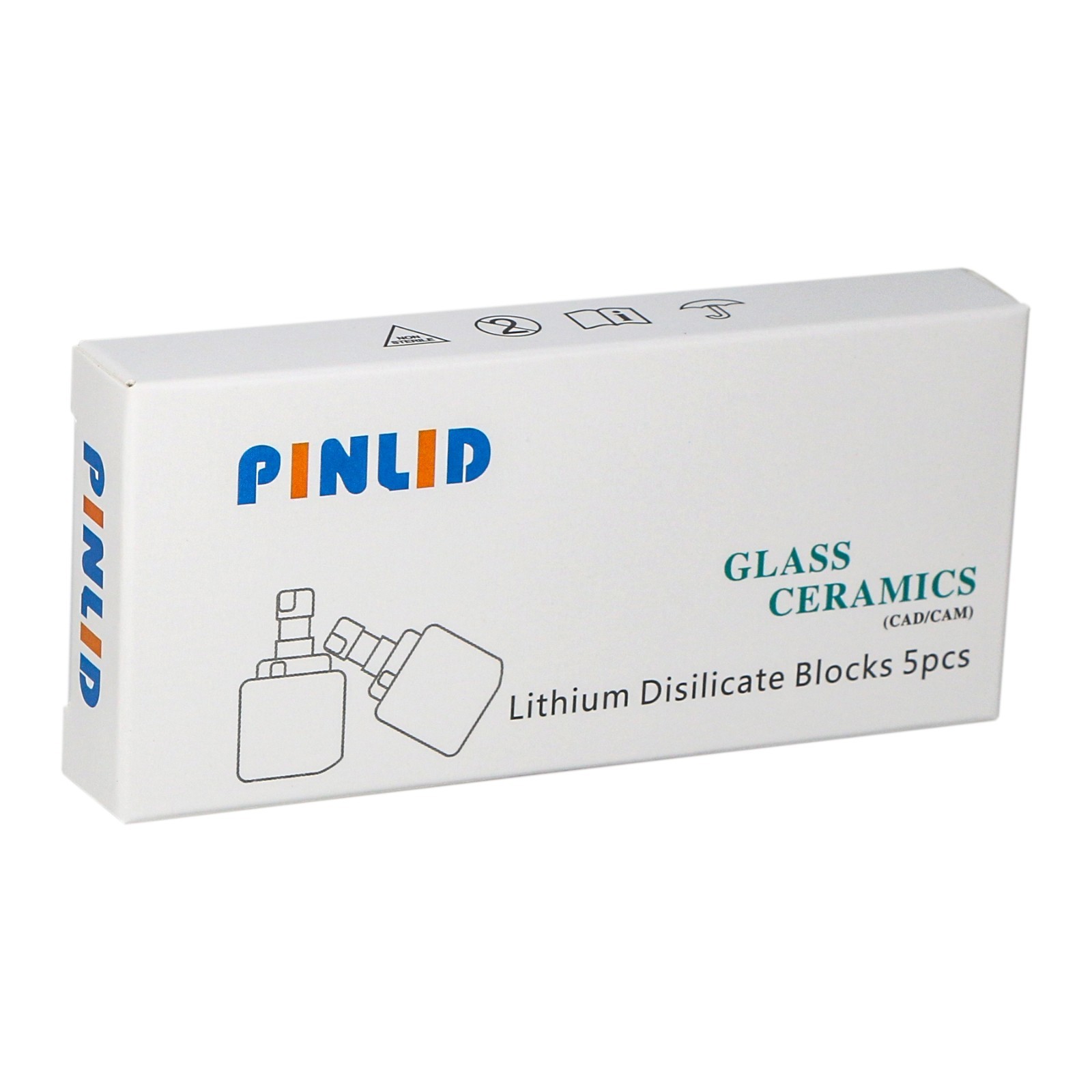 US Emax CAD C14 Dental Lithium Disilicate Block CEREC Milling Posterior Crown
