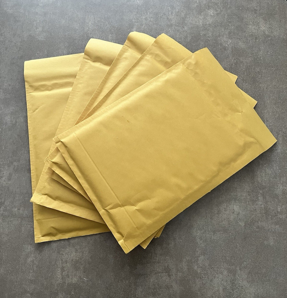 Kraft Bubble Padded Envelopes Mailers Shipping Case 6.5″x9″ – Lot of 5 envelopes