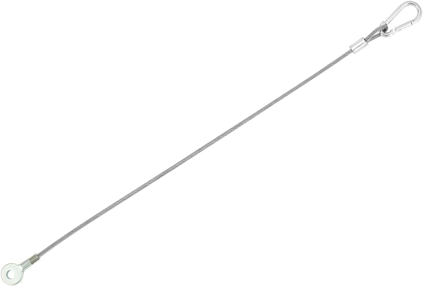 20-Pack 11.8” Stainless Stage Light Safety Cables 66lb Load for DJ Lighting