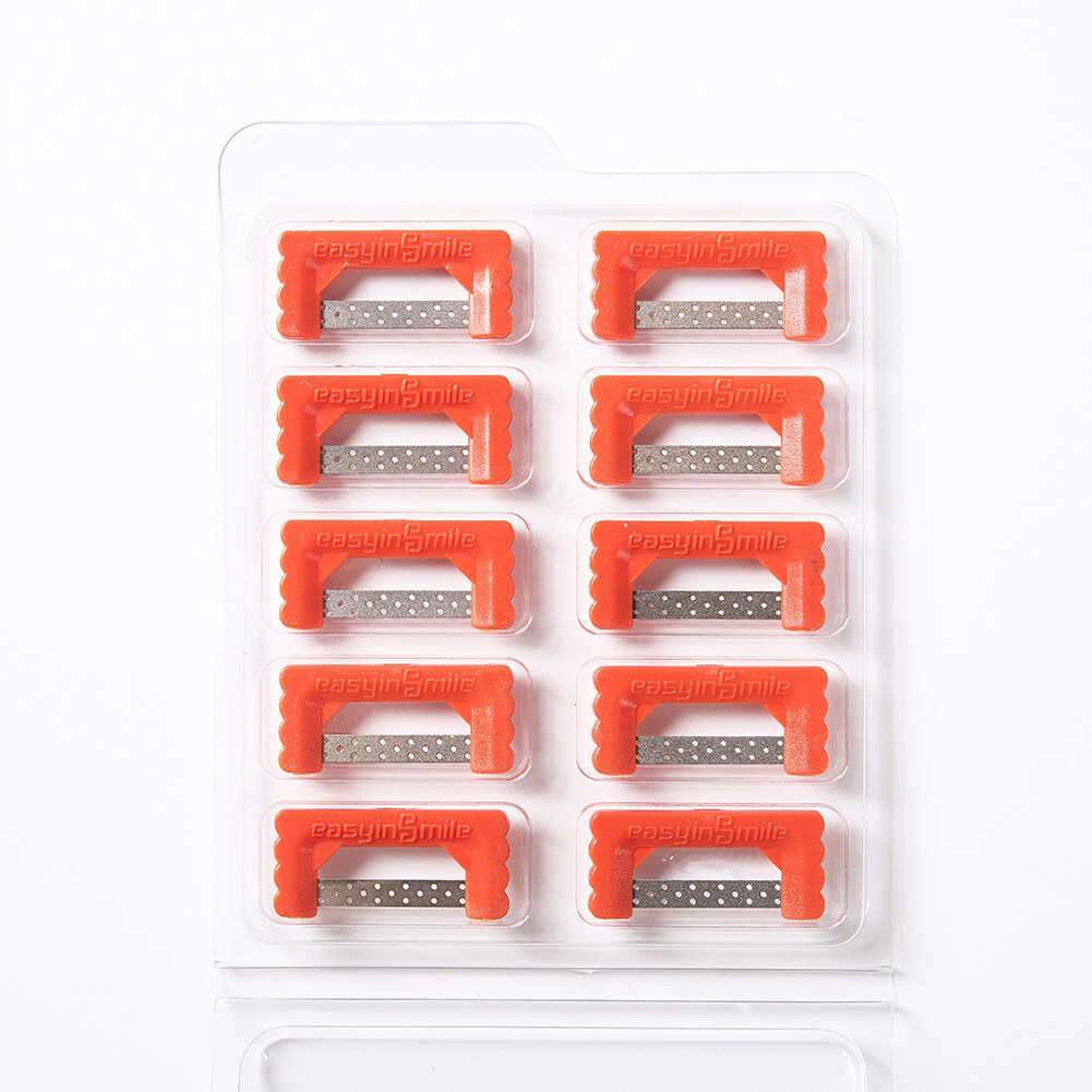 10Pcs Dental Orthodontic Interproximal Reduction IPR/IR Metal Polishing Strips