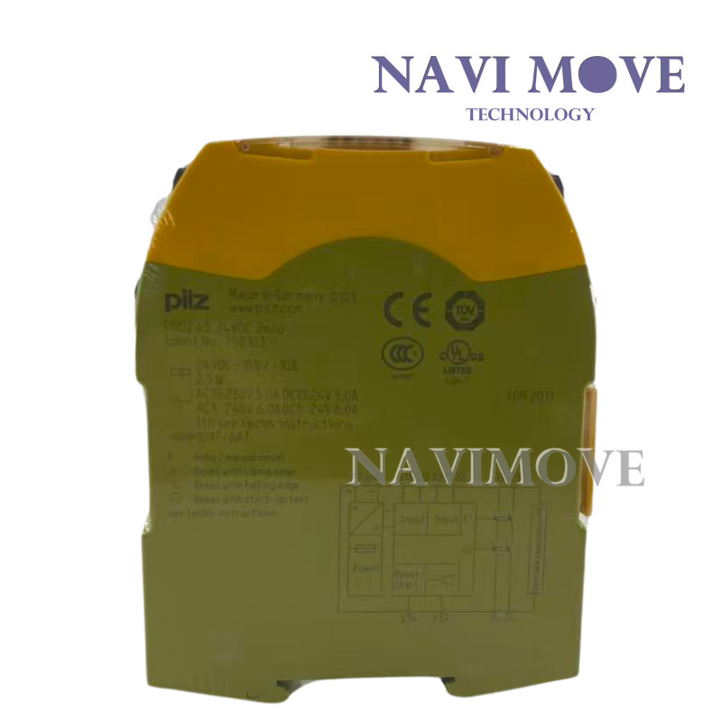 New Stocked Pilz 750103 PNOZ S3 24VDC 2N/O 1SC Safety Relay Shipped From USA