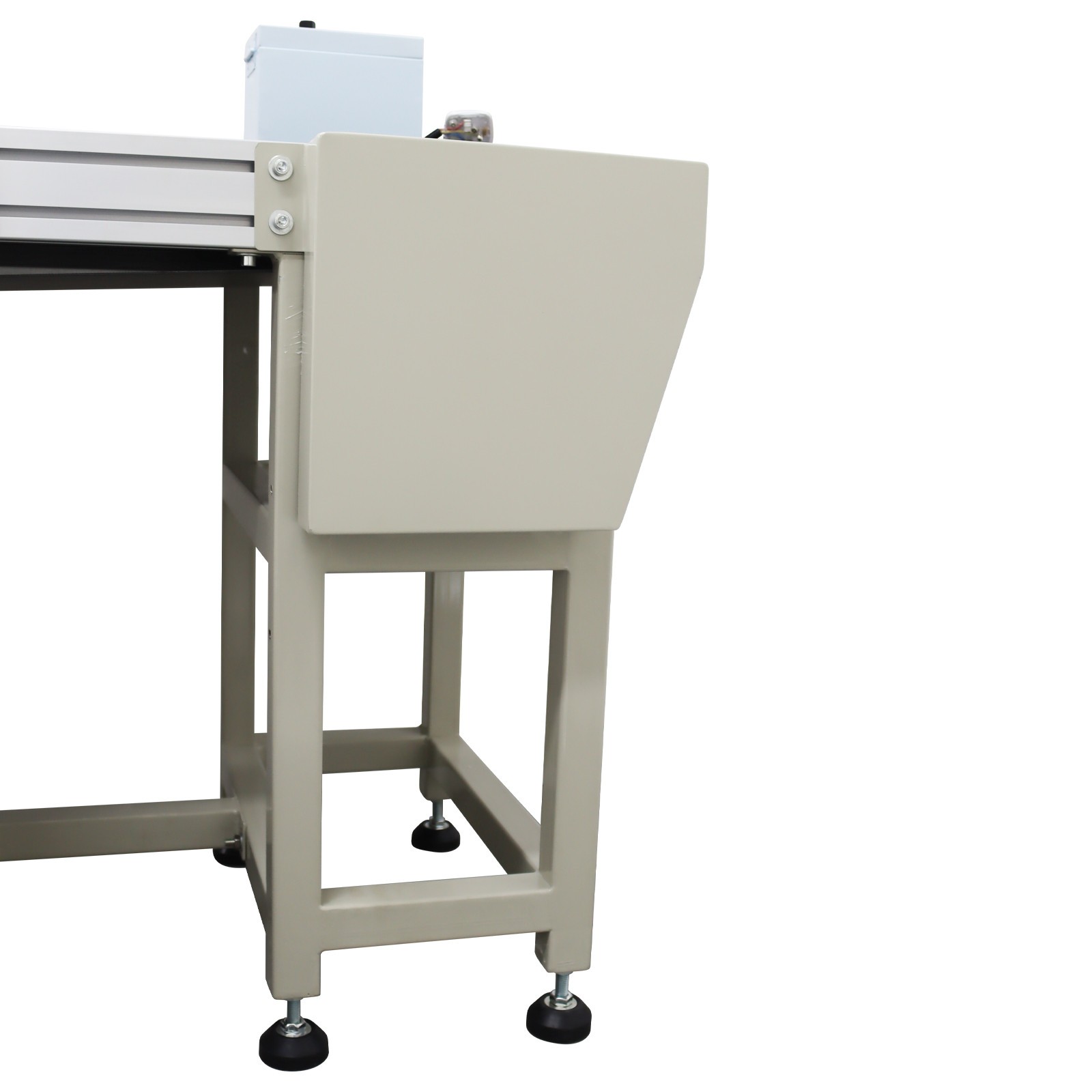 OPEN BOX! 110V Industrial PVC Conveyor Belt 118in*11.8in L*W Packing Shipping