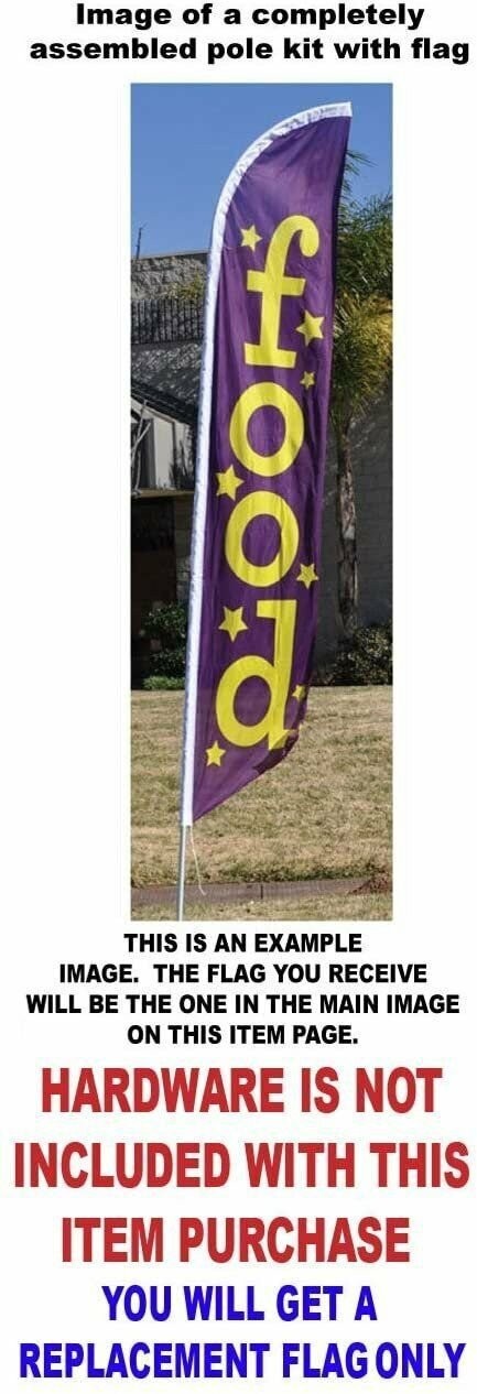 FedEx Authorized Ship Center Feather Banner Swooper Flag, Replacement Flag…