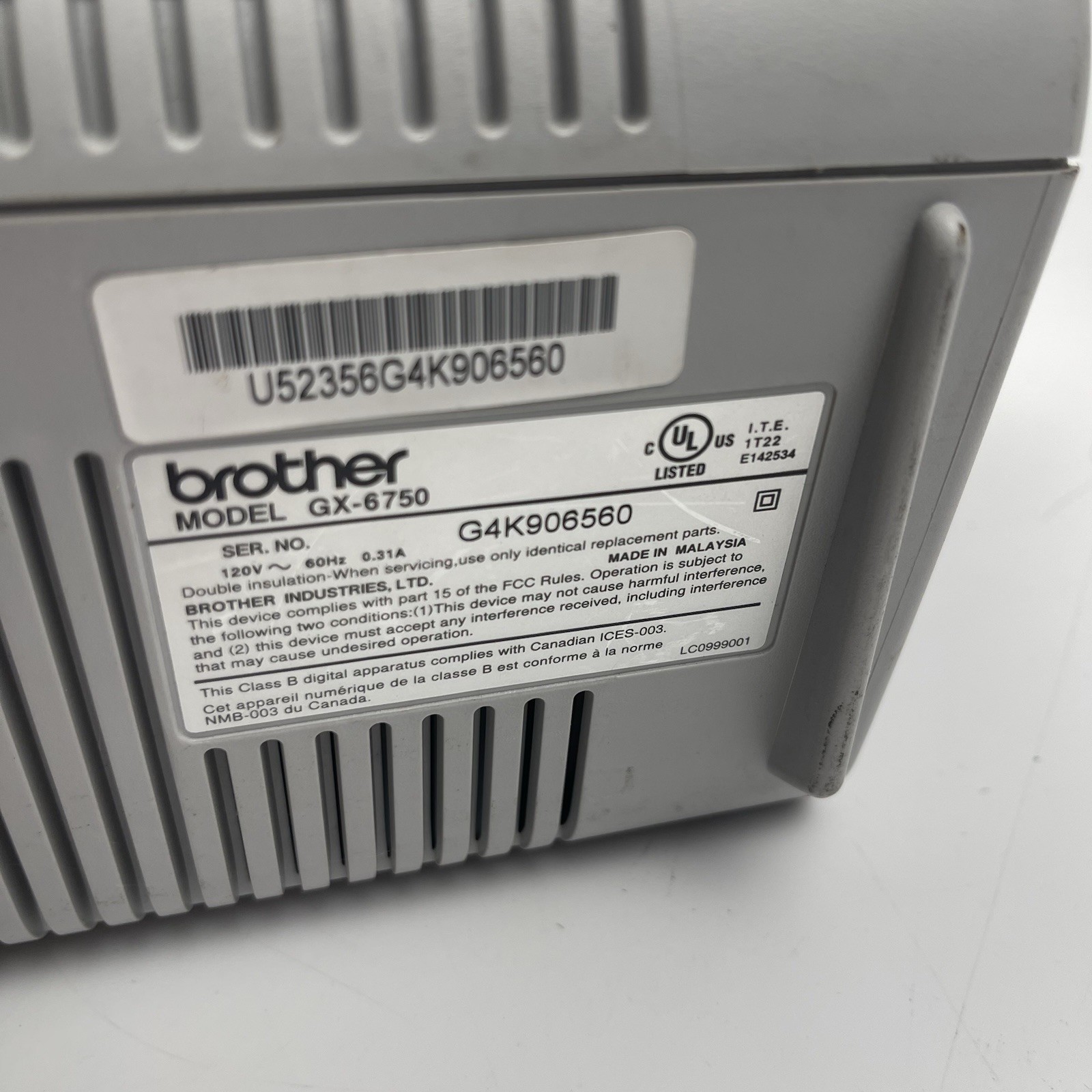 Brother Correctronic GX-6750 Electronic Typewriter – Preowned