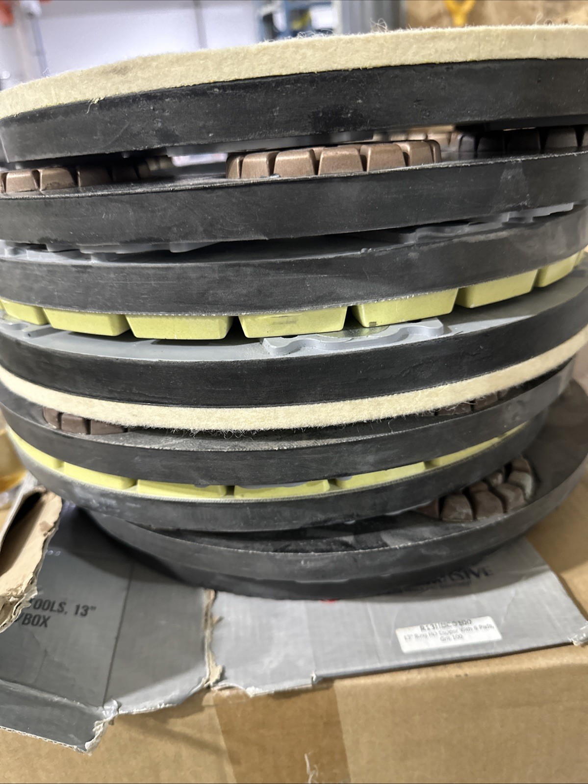New Superabrasive Lavina 13″ HD Copper Hybrid Rings 2×400 Wet 2×800, 2×200