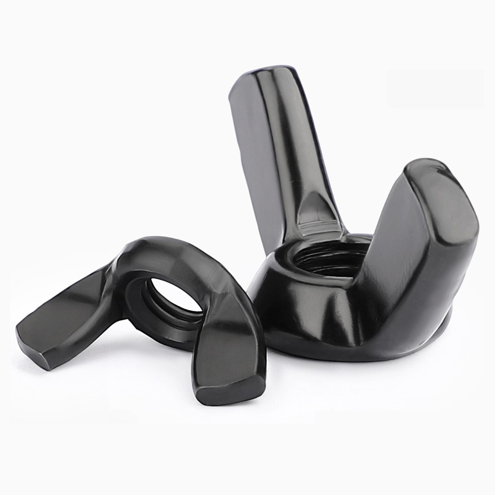 Black Wing Nut M3 M4 M5 M6 M8 M10 M12 M14 M16 304 Stainless Steel Butterfly Nut