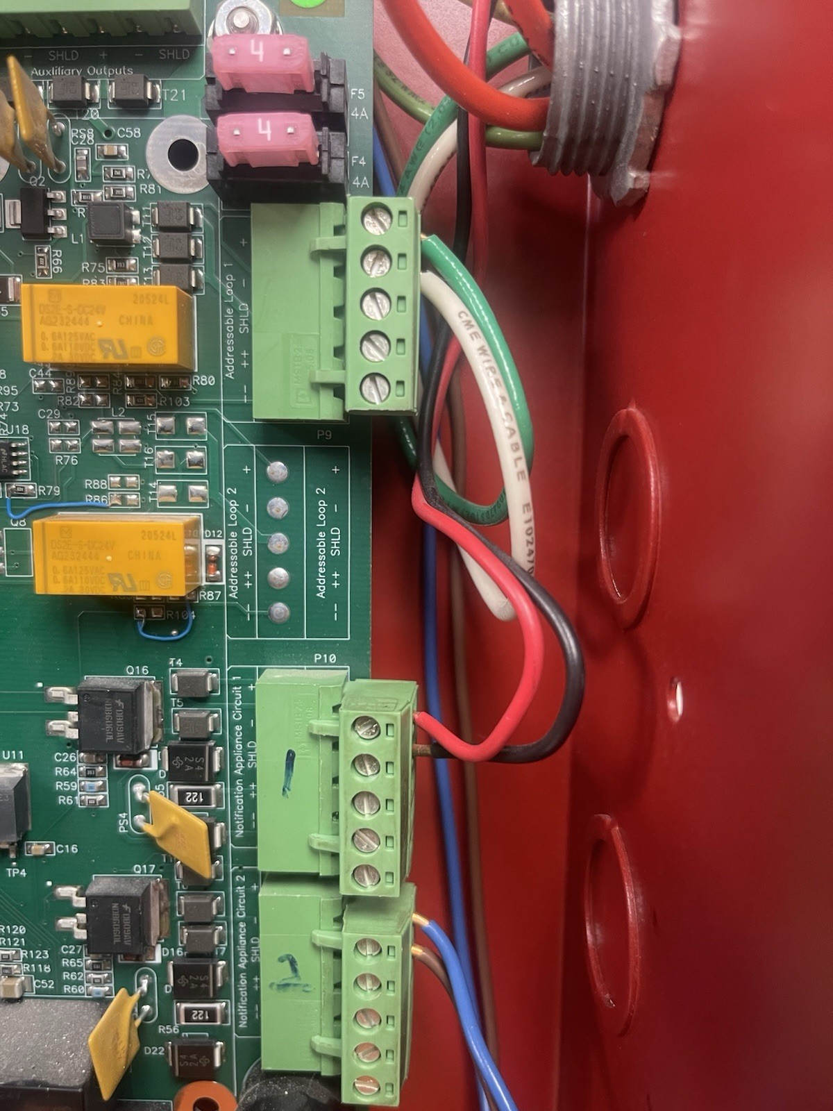 FIKE CYBER CAT FIRE ALARM PANEL With Modules,smoke,and Pull Station