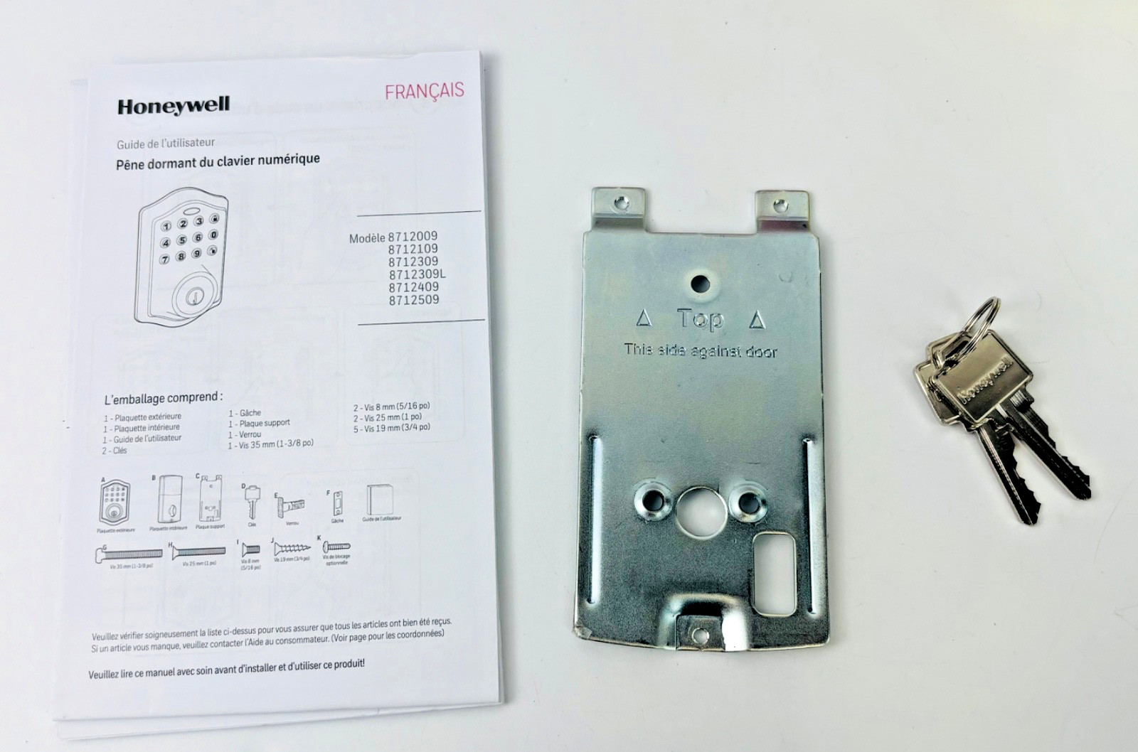 Honeywell Electronic Deadbolt Polished Brass (8712009)
